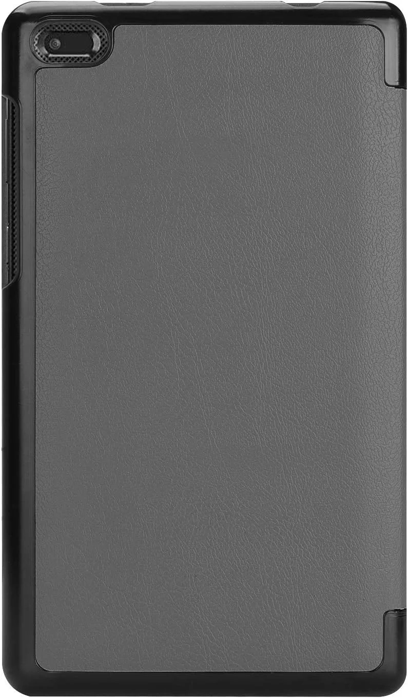 کیف تبلت فوق العاده باریک SKEIDO سازگار با تبلت Lenovo Tab E7 TB-7104F 7 اینچی، جلد تبلت سه تایی تاشو چرمی PU - خاکستری کیف تبلت فوق العاده باریک SKEIDO سازگار با تبلت Lenovo Tab E7 TB-7104F 7 اینچی، جلد تبلت سه تایی تاشو چرمی PU - خاکستری