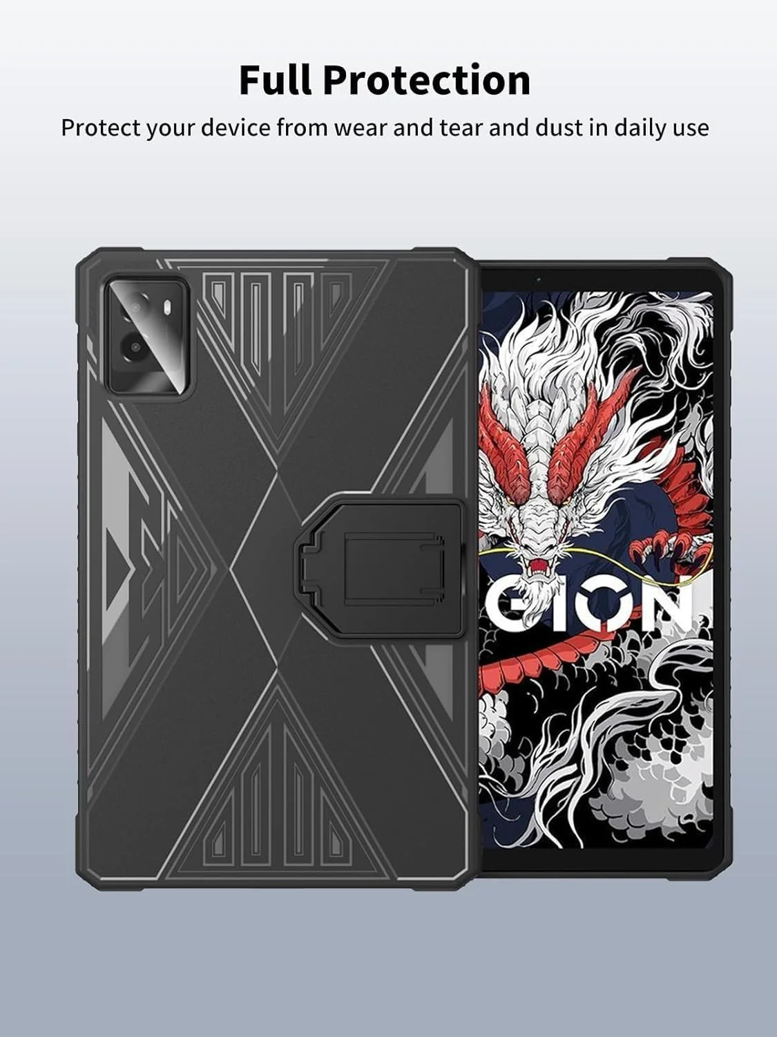 کاور تبلت گیمینگ Gruattreay سازگار با Lenovo Legion Y700 (نسل سوم) 2025 8.8 اینچ، پوسته نرم TPU ضد ضربه با استند، ضد خش و ضد اثر انگشت (مشکی) کاور تبلت گیمینگ Gruattreay سازگار با Lenovo Legion Y700 (نسل سوم) 2025 8.8 اینچ، پوسته نرم TPU ضد ضربه با استند، ضد خش و ضد اثر انگشت (مشکی)