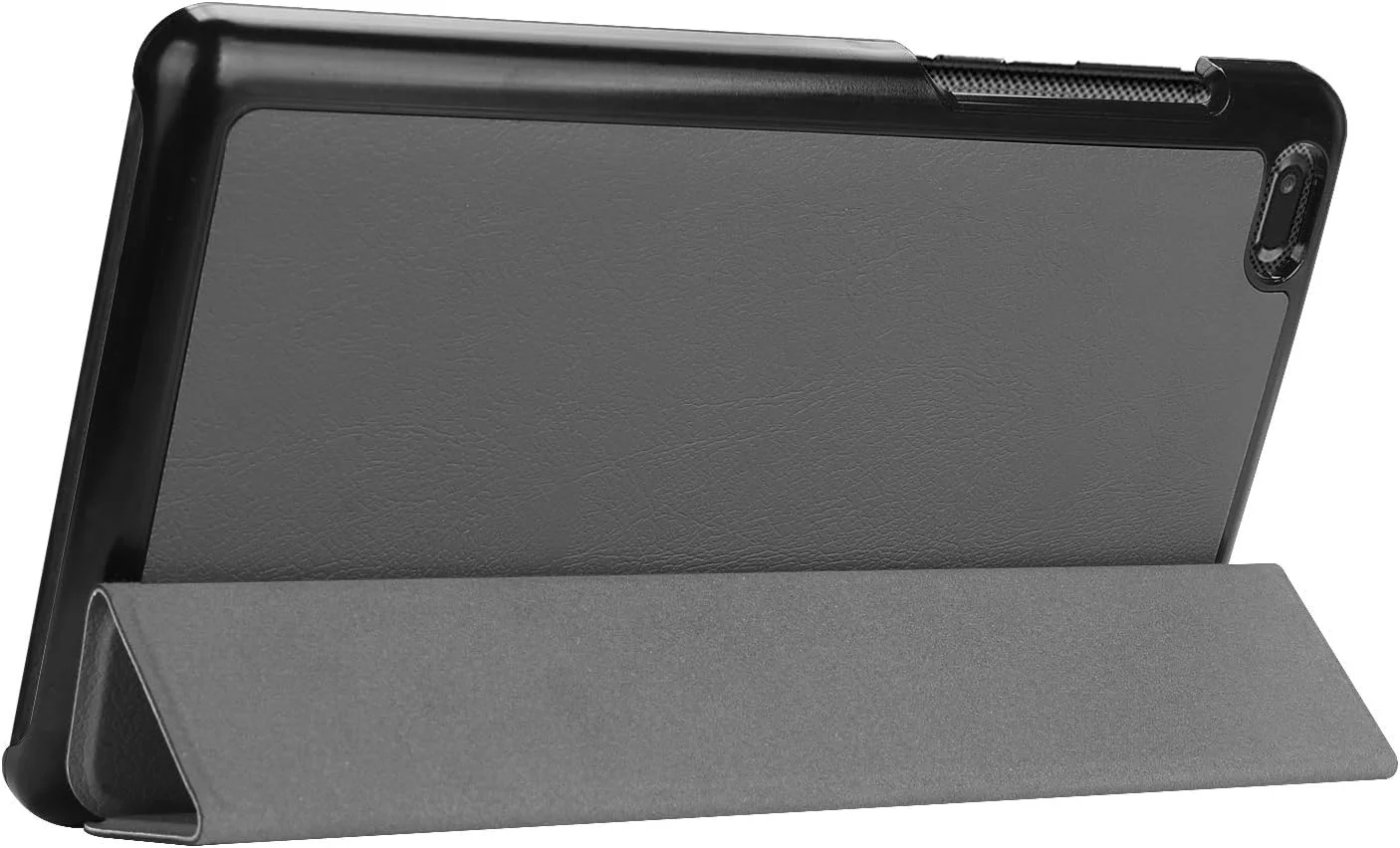 کیف تبلت فوق العاده باریک SKEIDO سازگار با تبلت Lenovo Tab E7 TB-7104F 7 اینچی، جلد تبلت سه تایی تاشو چرمی PU - خاکستری کیف تبلت فوق العاده باریک SKEIDO سازگار با تبلت Lenovo Tab E7 TB-7104F 7 اینچی، جلد تبلت سه تایی تاشو چرمی PU - خاکستری