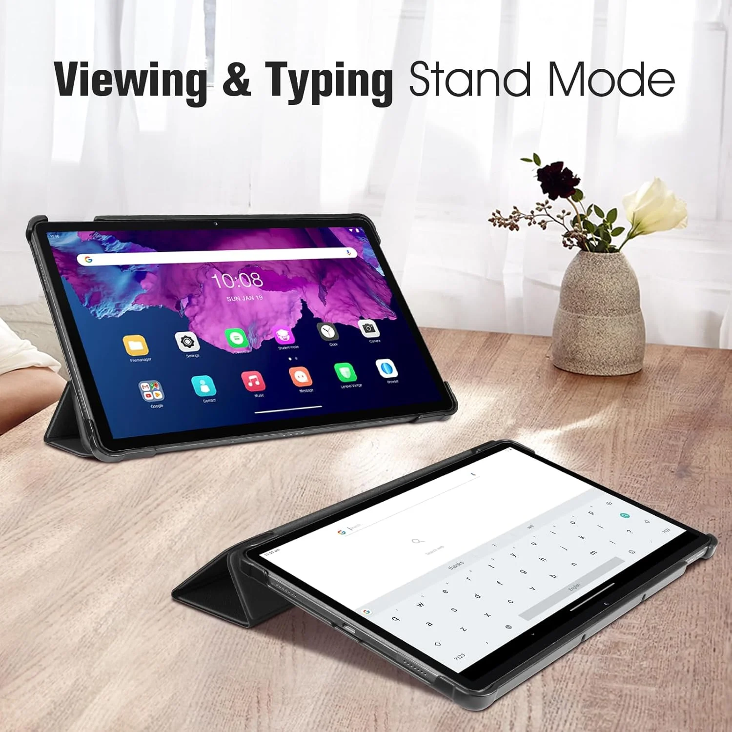 کیف محافظ Fintie برای تبلت لنوو تب P11 پلاس 2021 (TB-J616F / J616X)، کاور سبک و باریک با قابلیت استند و خواب/بیداری خودکار برای تبلت لنوو تب P11 11 اینچ 2020 (TB-J606F TB-J606X)، مشکی کیف محافظ Fintie برای تبلت لنوو تب P11 پلاس 2021 (TB-J616F / J616X)، کاور سبک و باریک با قابلیت استند و خواب/بیداری خودکار برای تبلت لنوو تب P11 11 اینچ 2020 (TB-J606F TB-J606X)، مشکی