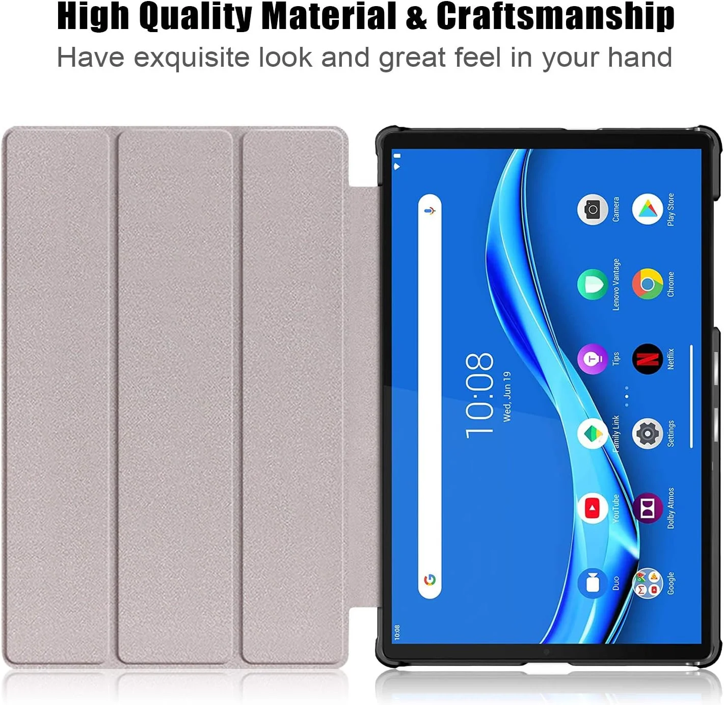 کیف تبلت Gylint برای Lenovo Tab M10 HD (نسل 2)، کیف تاشو چرمی PU هوشمند و فوق العاده نازک برای Lenovo Tab M10 HD Gen 2 TB-X306F / TB-X306X (نه برای M10 HD) مشکی کیف تبلت Gylint برای Lenovo Tab M10 HD (نسل 2)، کیف تاشو چرمی PU هوشمند و فوق العاده نازک برای Lenovo Tab M10 HD Gen 2 TB-X306F / TB-X306X (نه برای M10 HD) مشکی