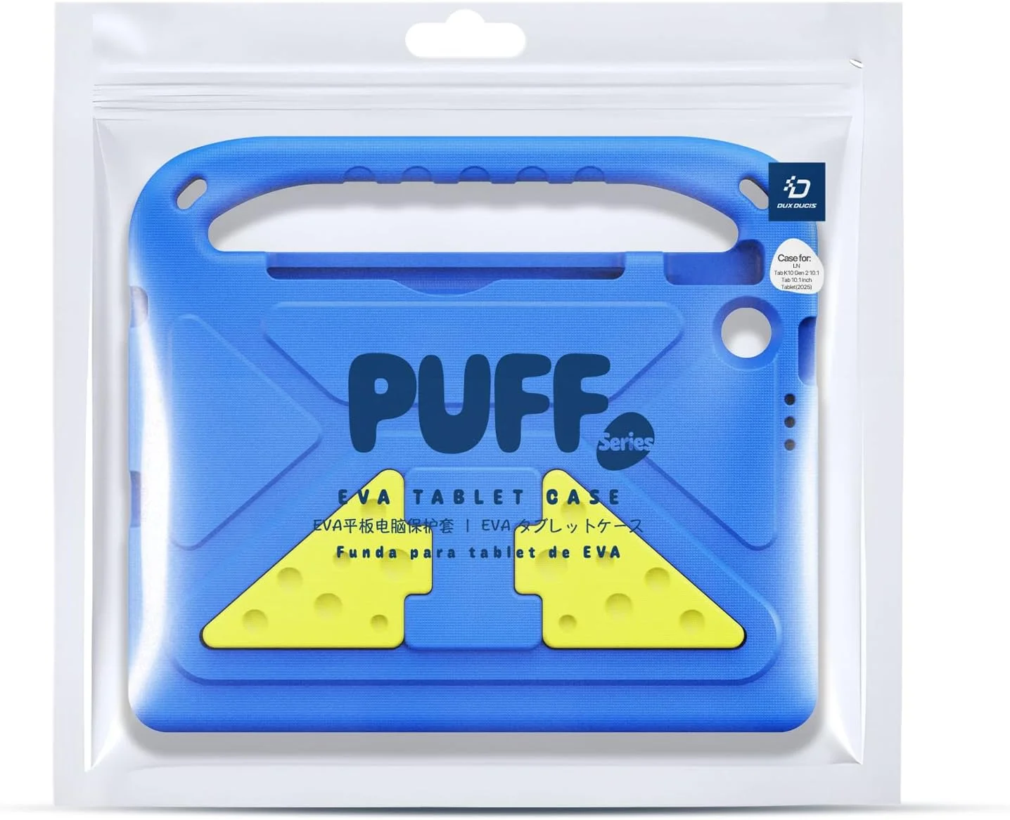 کاور محافظ تبلت کودکانه سری Puff DUX DUCIS برای لنوو تب M11 (2024) – کاور محافظ تبلت فوم EVA ضد ضربه با دسته، پایه تاشو، محافظت در برابر افتادن و خراش – آبی کاور محافظ تبلت کودکانه سری Puff DUX DUCIS برای لنوو تب M11 (2024) – کاور محافظ تبلت فوم EVA ضد ضربه با دسته، پایه تاشو، محافظت در برابر افتادن و خراش – آبی