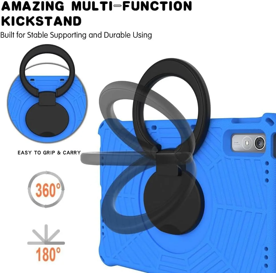 GOZOPO Case for Lenovo Tab P11 (2nd Gen) 11.5 Inch TB-350FU/TB-350XC, 360° Rotating Stand Handle Shoulder Strap Rugged Case for Lenovo Tab P11 2nd Gen Tablet 11.5 Inch (Blue) GOZOPO Case for Lenovo Tab P11 (2nd Gen) 11.5 Inch TB-350FU/TB-350XC, 360° Rotating Stand Handle Shoulder Strap Rugged Case for Lenovo Tab P11 2nd Gen Tablet 11.5 Inch (Blue)