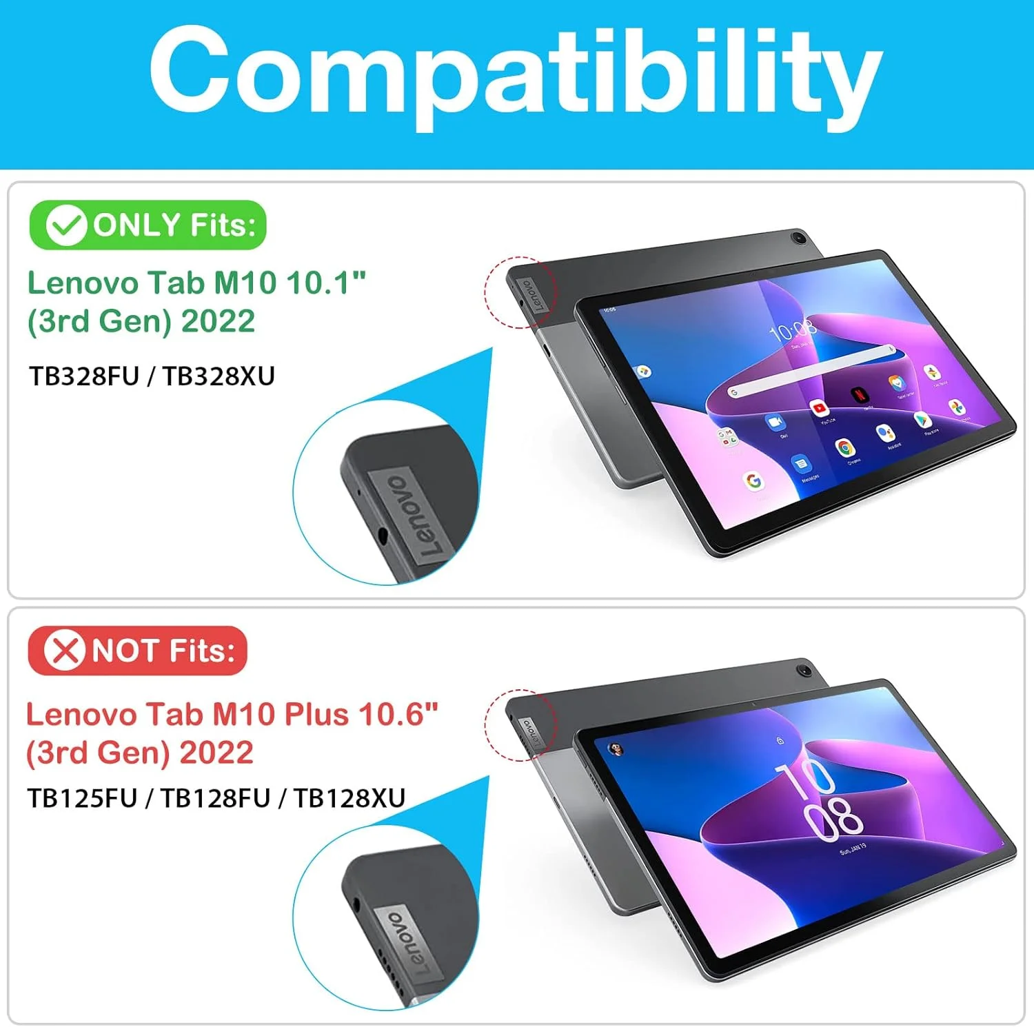 پروکیس برای تبلت لنوو تب M10 سایز 10.1 اینچ نسل سوم 2022، کاور باریک و سبک با استند سه تایی، کاور محافظ هوشمند سخت برای لنوو تب M10 سایز 10.1 اینچ مدل TB328FU / TB328XU با قابلیت خواب/بیدار شدن خودکار - مشکی پروکیس برای تبلت لنوو تب M10 سایز 10.1 اینچ نسل سوم 2022، کاور باریک و سبک با استند سه تایی، کاور محافظ هوشمند سخت برای لنوو تب M10 سایز 10.1 اینچ مدل TB328FU / TB328XU با قابلیت خواب/بیدار شدن خودکار - مشکی