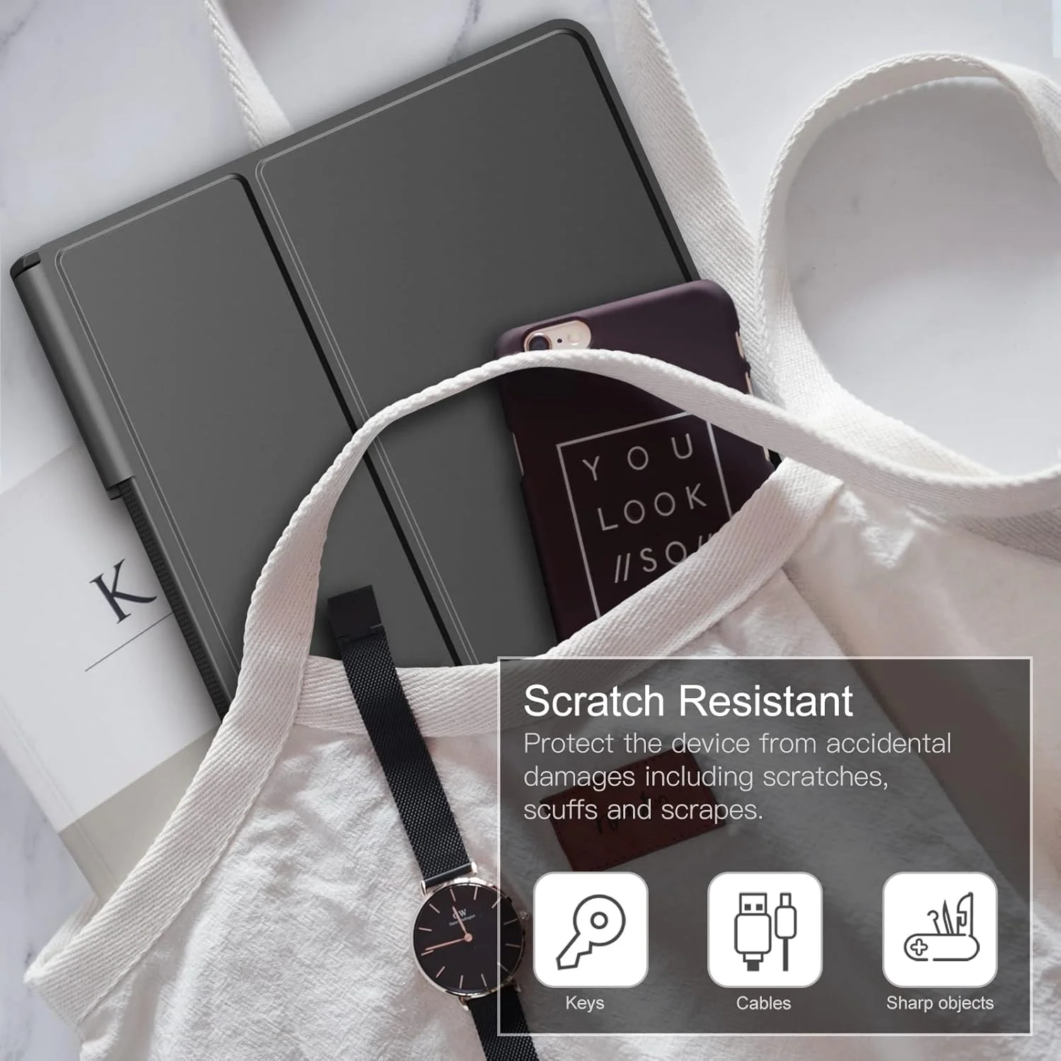 کیف محافظ ترکیبی Fintie برای تبلت Lenovo Yoga Tab 11 - کاور ضد ضربه با پشت سخت شفاف برای تبلت Lenovo Yoga Tab 11 11 اینچی مدل 2021، مشکی کیف محافظ ترکیبی Fintie برای تبلت Lenovo Yoga Tab 11 - کاور ضد ضربه با پشت سخت شفاف برای تبلت Lenovo Yoga Tab 11 11 اینچی مدل 2021، مشکی