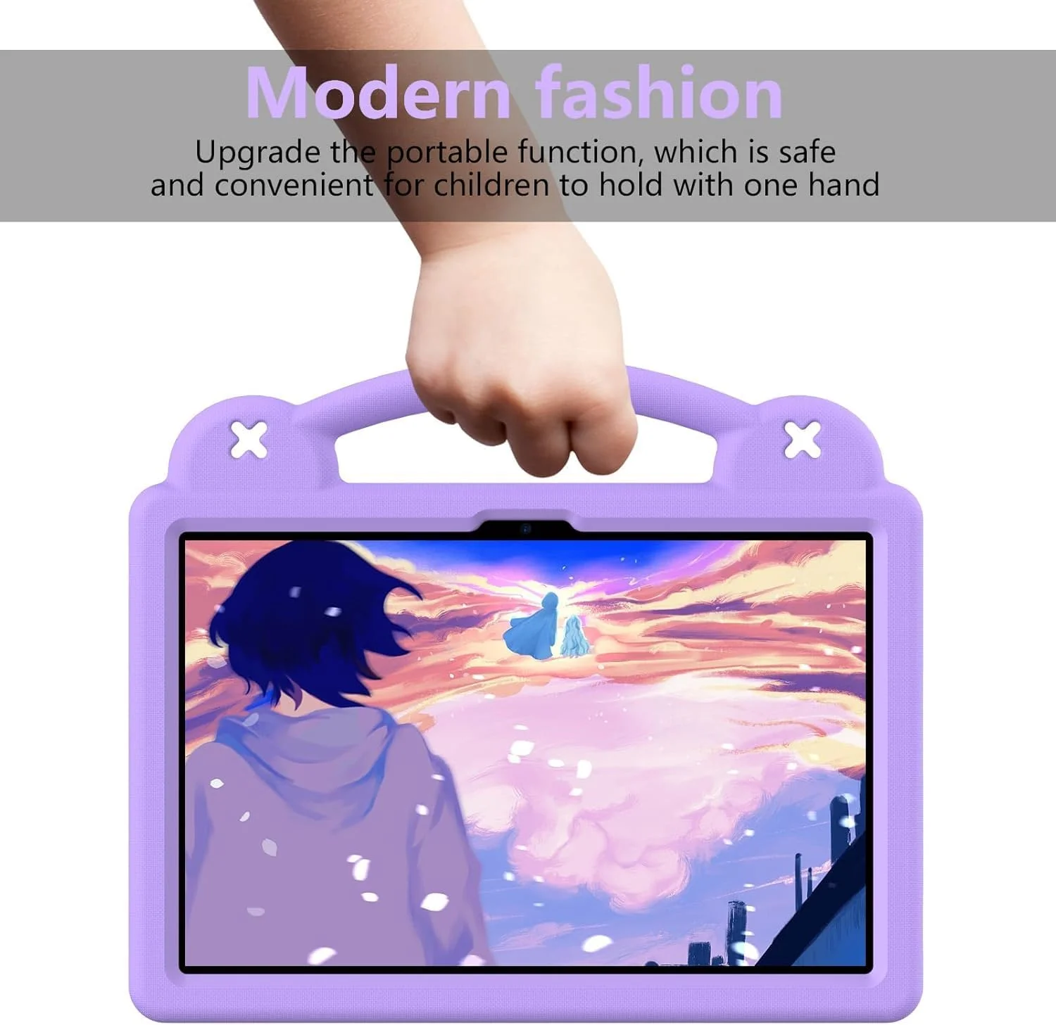 Gruattreay Case Compatible with Lenovo Tab M11 11 inch Tablet 2024 (TB330FU), Kids EVA Shockproof Cover for Lenovo Tablet M11 Case, with Stand Handle (Purple) Gruattreay Case Compatible with Lenovo Tab M11 11 inch Tablet 2024 (TB330FU), Kids EVA Shockproof Cover for Lenovo Tablet M11 Case, with Stand Handle (Purple)