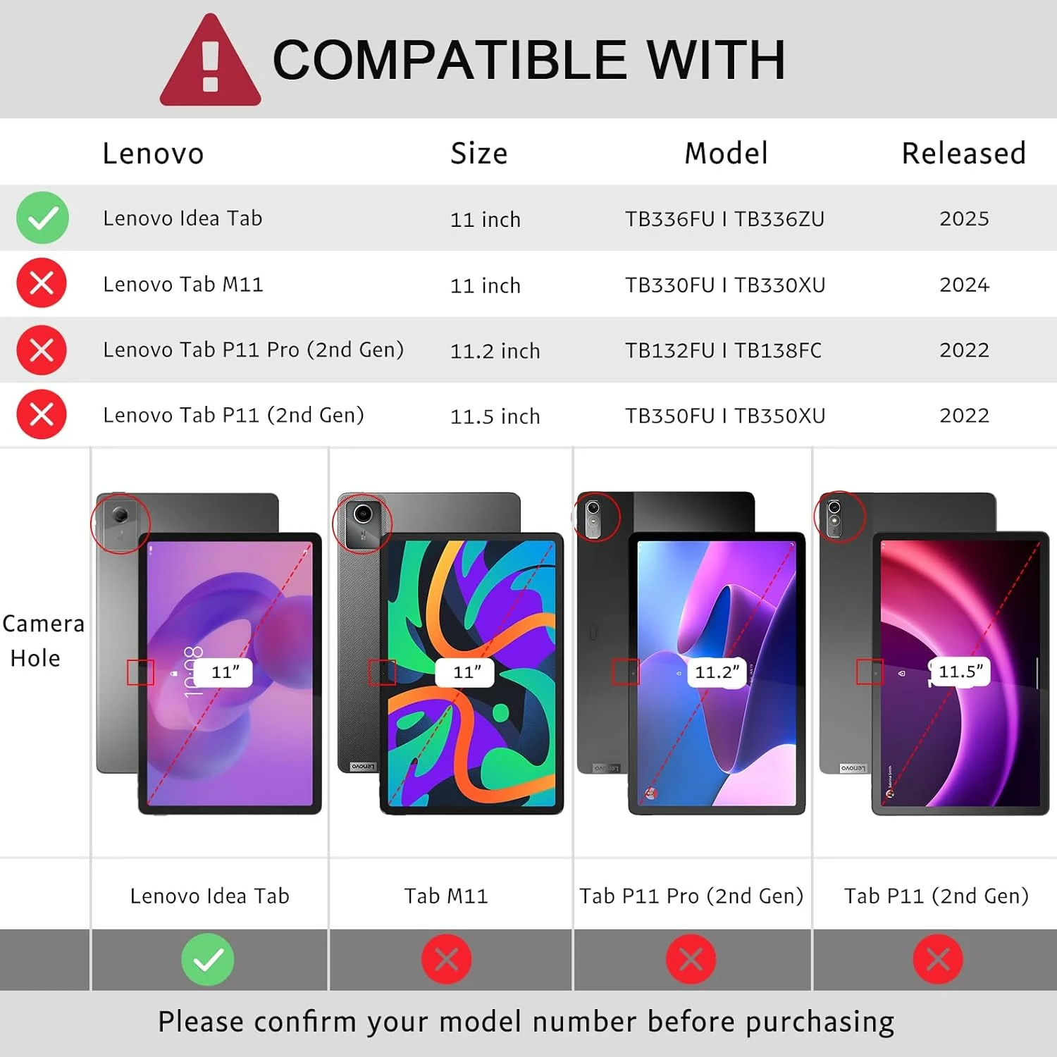 Gruattreay Kids Case Compatible with Lenovo Idea Tab Tablet 11 inch 2025 (TB-336ZU/TB-336FU), Light Weight Shockproof Drop Proof with Handle/Kickstand, Child Friendly Case (Rose+Blue) Gruattreay Kids Case Compatible with Lenovo Idea Tab Tablet 11 inch 2025 (TB-336ZU/TB-336FU), Light Weight Shockproof Drop Proof with Handle/Kickstand, Child Friendly Case (Rose+Blue)