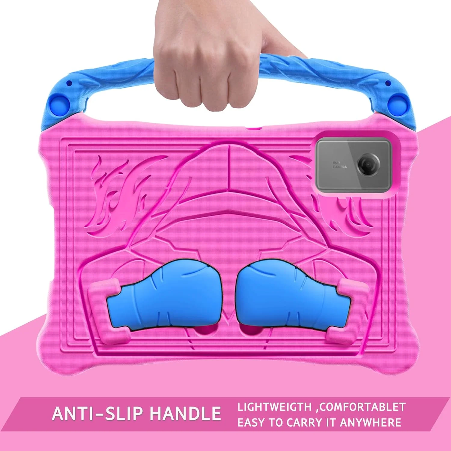 Gruattreay Kids Case Compatible with Lenovo Idea Tab Tablet 11 inch 2025 (TB-336ZU/TB-336FU), Light Weight Shockproof Drop Proof with Handle/Kickstand, Child Friendly Case (Rose+Blue) Gruattreay Kids Case Compatible with Lenovo Idea Tab Tablet 11 inch 2025 (TB-336ZU/TB-336FU), Light Weight Shockproof Drop Proof with Handle/Kickstand, Child Friendly Case (Rose+Blue)