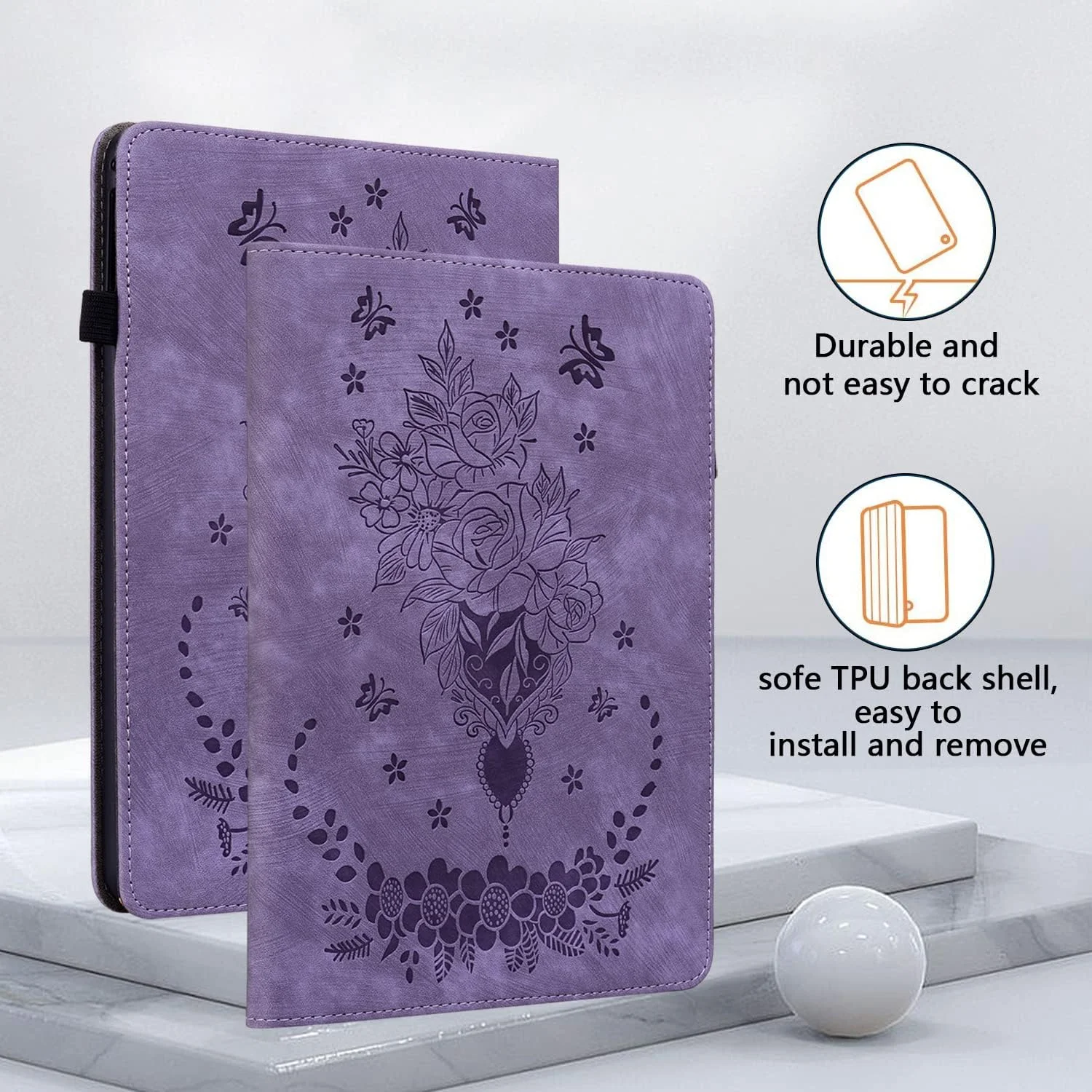 KEDBBAO Case for Lenovo Tab M11 (TB330FU/TB330XU) 11 Inch 2024, Multi-Angle Folio Flip PU Leather Protective Case with Pen Holder and Stand Function for Lenovo Tab M11 Case, Purple KEDBBAO Case for Lenovo Tab M11 (TB330FU/TB330XU) 11 Inch 2024, Multi-Angle Folio Flip PU Leather Protective Case with Pen Holder and Stand Function for Lenovo Tab M11 Case, Purple