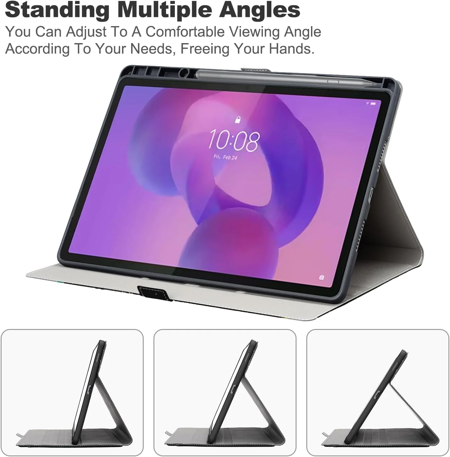 کاور تبلت Derwere YHY برای Lenovo Idea Tab Pro با جای قلم، کاور سیلیکونی مغناطیسی ضد ضربه برای تبلت Lenovo Tab Pro 12.7 اینچ 2025 TB373FU کاور تبلت Derwere YHY برای Lenovo Idea Tab Pro با جای قلم، کاور سیلیکونی مغناطیسی ضد ضربه برای تبلت Lenovo Tab Pro 12.7 اینچ 2025 TB373FU