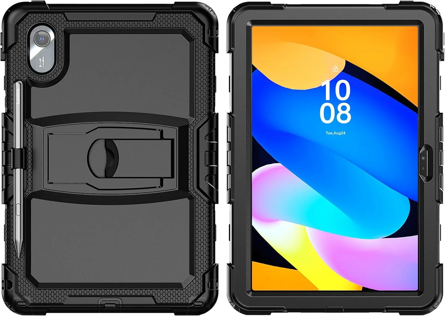 کاور مقاوم Gruattreay برای تبلت 11 اینچی Lenovo Idea Tab 2025، کاور محافظ سه لایه ضد ضربه با پایه و بند شانه (بنفش) کاور مقاوم Gruattreay برای تبلت 11 اینچی Lenovo Idea Tab 2025، کاور محافظ سه لایه ضد ضربه با پایه و بند شانه (بنفش)