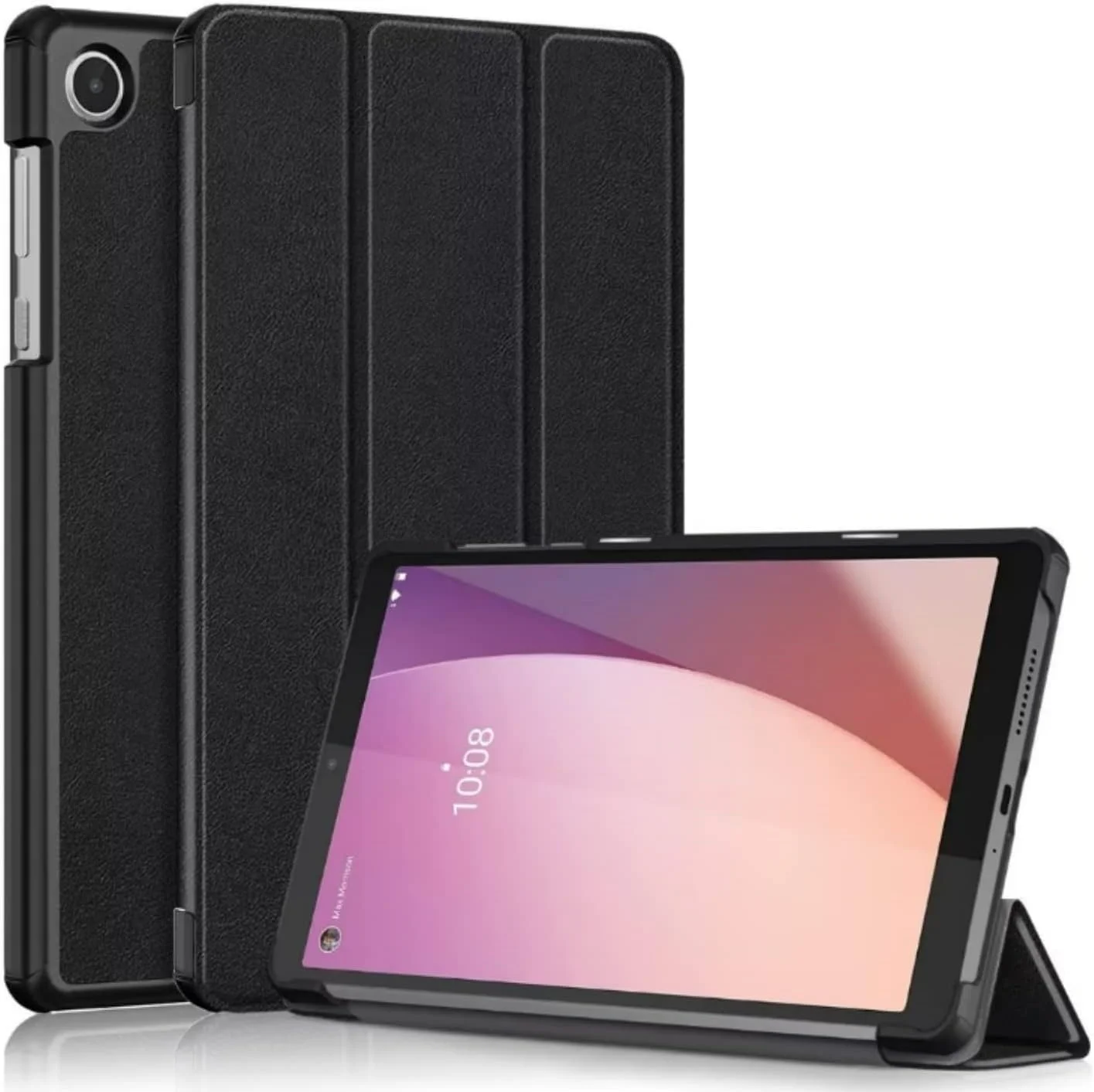 کیف تبلت SKEIDO مناسب برای لنوو تب M8 نسل 4 مدل TB-300FU سایز 8.0 اینچ، کاور تبلت چرمی PU سه تایی تاشو مناسب برای لنوو تب M8 نسل 4 سال 2022
