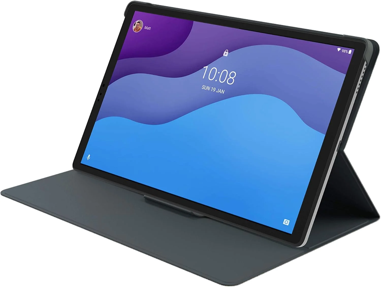 Lenovo Zg38C02761 Tab M10 Hd Folio Case/Film, Black