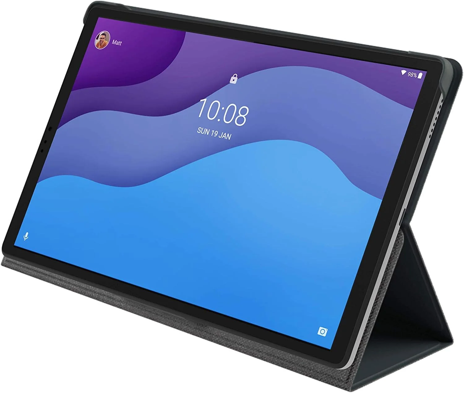 Lenovo Zg38C02761 Tab M10 Hd Folio Case/Film, Black Lenovo Zg38C02761 Tab M10 Hd Folio Case/Film, Black