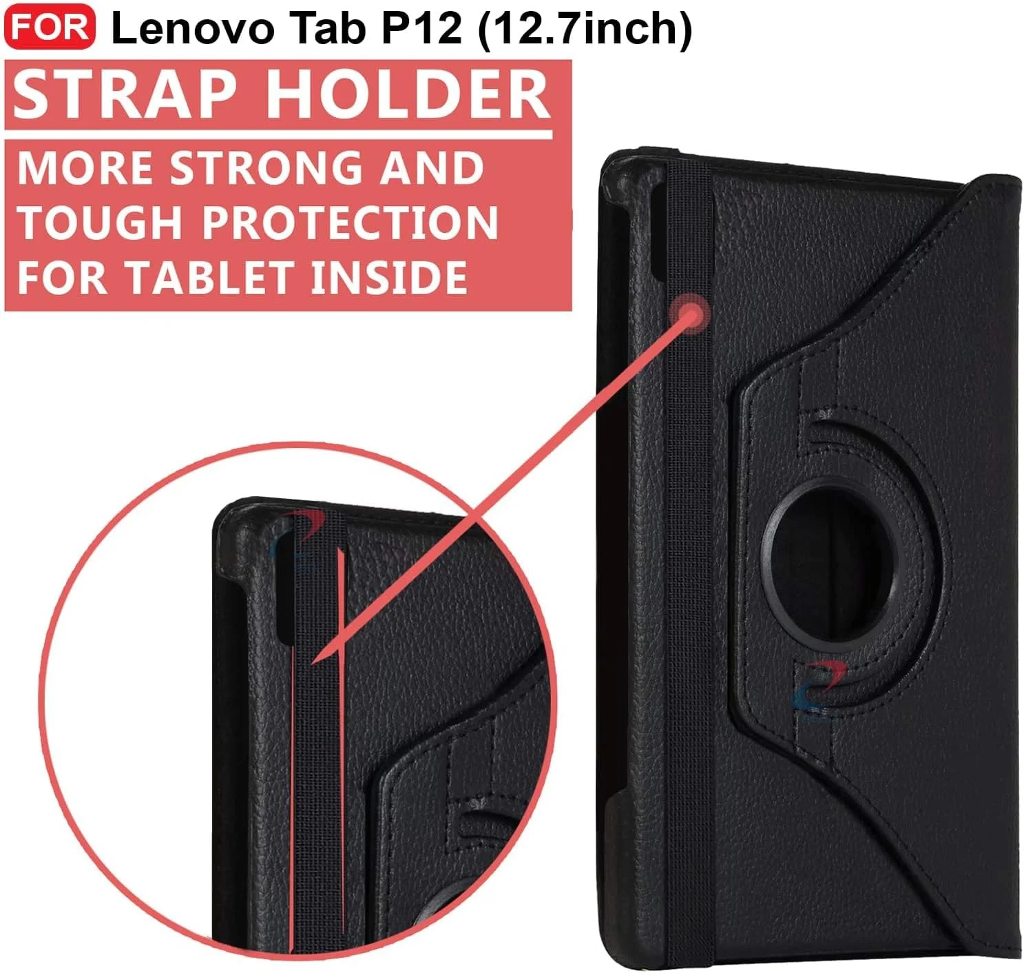 کیف چرمی محافظ چرخشی 360 درجه World biz مناسب برای تبلت لنوو تب P12 مدل 2023 با صفحه نمایش 12.7 اینچی TB370FU، با قابلیت بیدار شدن/به خواب رفتن خودکار کیف چرمی محافظ چرخشی 360 درجه World biz مناسب برای تبلت لنوو تب P12 مدل 2023 با صفحه نمایش 12.7 اینچی TB370FU، با قابلیت بیدار شدن/به خواب رفتن خودکار