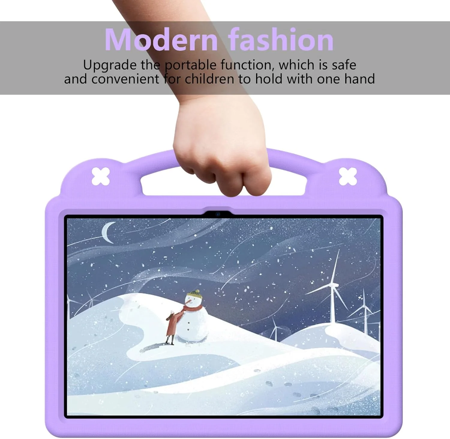 کیف Billionn Kids سازگار با تبلت Lenovo Tab P12 12.7 اینچی 2023، کاور محافظ ضد ضربه EVA با قابلیت DIY همراه با جای قلم/بند شانه/پایه دسته، بنفش کیف Billionn Kids سازگار با تبلت Lenovo Tab P12 12.7 اینچی 2023، کاور محافظ ضد ضربه EVA با قابلیت DIY همراه با جای قلم/بند شانه/پایه دسته، بنفش
