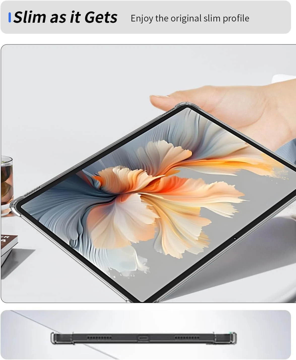 Clear Case for Lenovo Yoga Tab Plus Premium AI-Powered Tablet 12.7 Inch 2025 New, WUNIAK Thin Slim Lightweight Scratch Proof,Durable Protection Silicone Rubber TPU Cover (Clear). Clear Case for Lenovo Yoga Tab Plus Premium AI-Powered Tablet 12.7 Inch 2025 New, WUNIAK Thin Slim Lightweight Scratch Proof,Durable Protection Silicone Rubber TPU Cover (Clear).