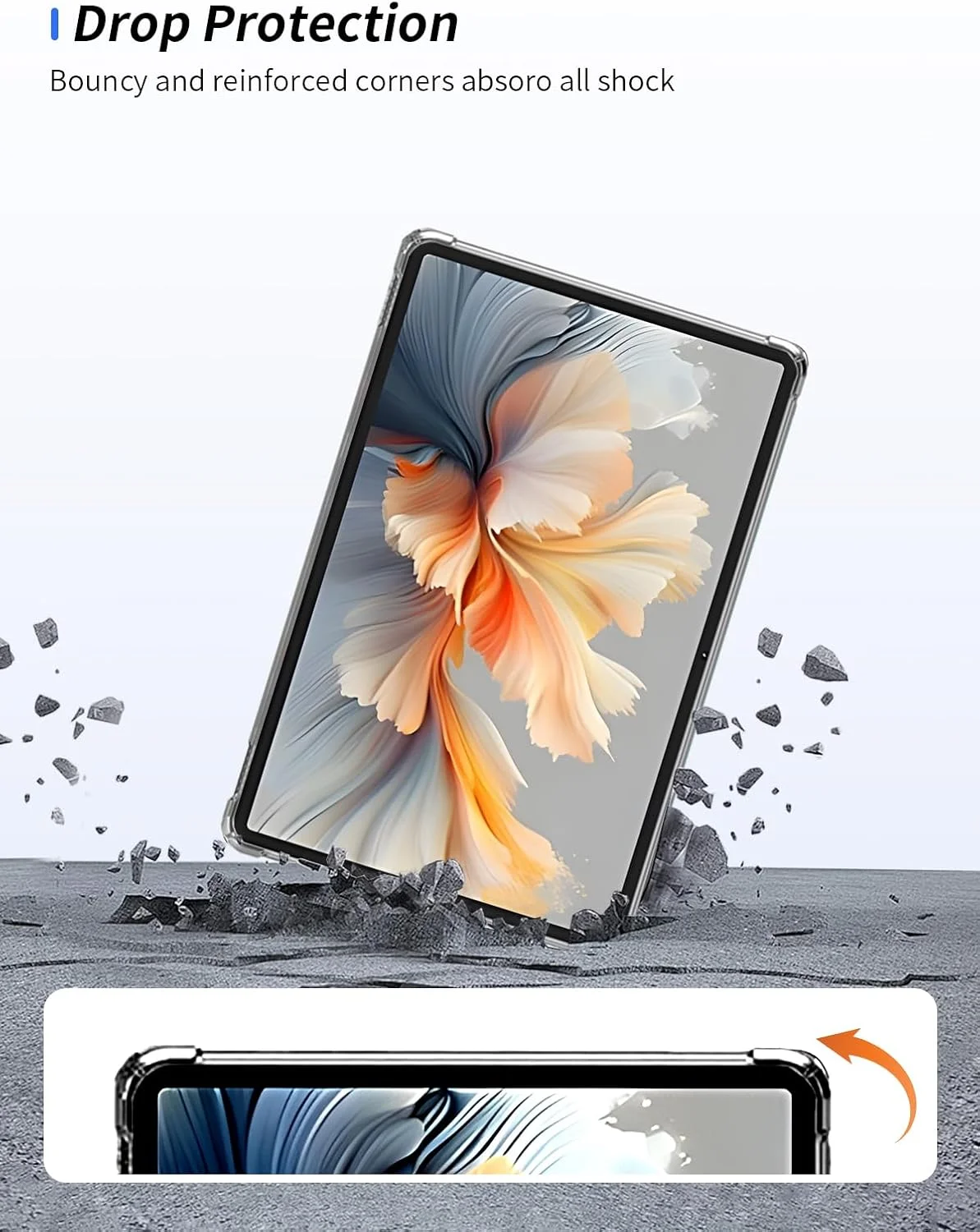Clear Case for Lenovo Yoga Tab Plus Premium AI-Powered Tablet 12.7 Inch 2025 New, WUNIAK Thin Slim Lightweight Scratch Proof,Durable Protection Silicone Rubber TPU Cover (Clear). Clear Case for Lenovo Yoga Tab Plus Premium AI-Powered Tablet 12.7 Inch 2025 New, WUNIAK Thin Slim Lightweight Scratch Proof,Durable Protection Silicone Rubber TPU Cover (Clear).