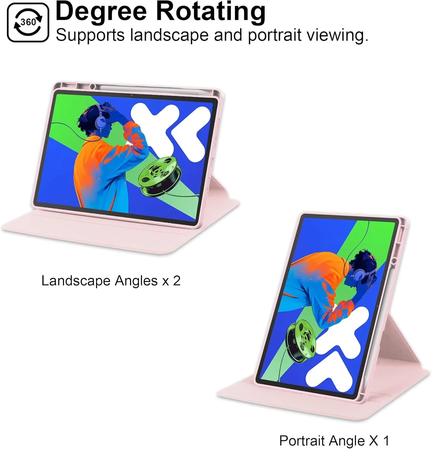 کاور تبلت لنوو Idea Tab Pro 12.7 اینچ 2025 با جای قلم: پشت سخت PC شفاف - کاور چرخان 360 درجه قابل تنظیم تبلت Lenovo Tab P12 12.7 اینچ 2023 - حالت خواب/بیدار خودکار (صورتی) کاور تبلت لنوو Idea Tab Pro 12.7 اینچ 2025 با جای قلم: پشت سخت PC شفاف - کاور چرخان 360 درجه قابل تنظیم تبلت Lenovo Tab P12 12.7 اینچ 2023 - حالت خواب/بیدار خودکار (صورتی)