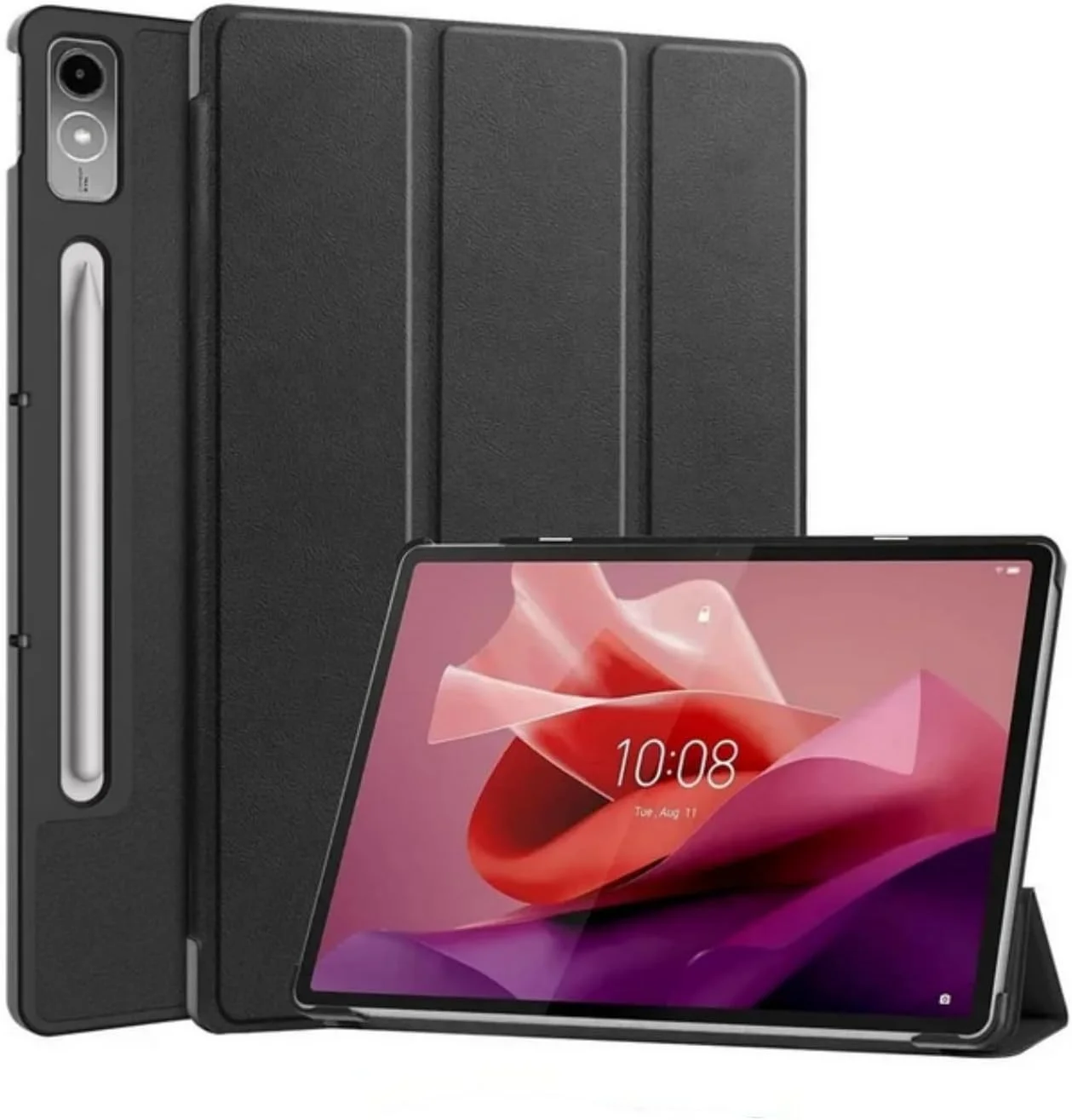 کیف تبلت SKEIDO برای Lenovo Tab P12 12.7 2023، کاور تبلت تاشو سه قسمتی مغناطیسی چرمی PU برای Xiaoxin Pad Pro 12.7 اینچ TB371FC