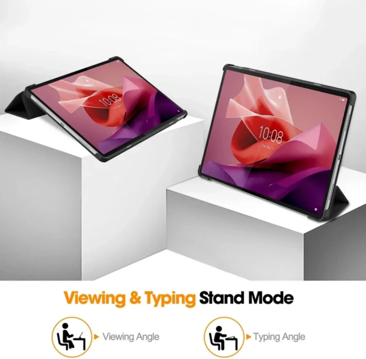 کیف تبلت SKEIDO برای Lenovo Tab P12 12.7 2023، کاور تبلت تاشو سه قسمتی مغناطیسی چرمی PU برای Xiaoxin Pad Pro 12.7 اینچ TB371FC کیف تبلت SKEIDO برای Lenovo Tab P12 12.7 2023، کاور تبلت تاشو سه قسمتی مغناطیسی چرمی PU برای Xiaoxin Pad Pro 12.7 اینچ TB371FC