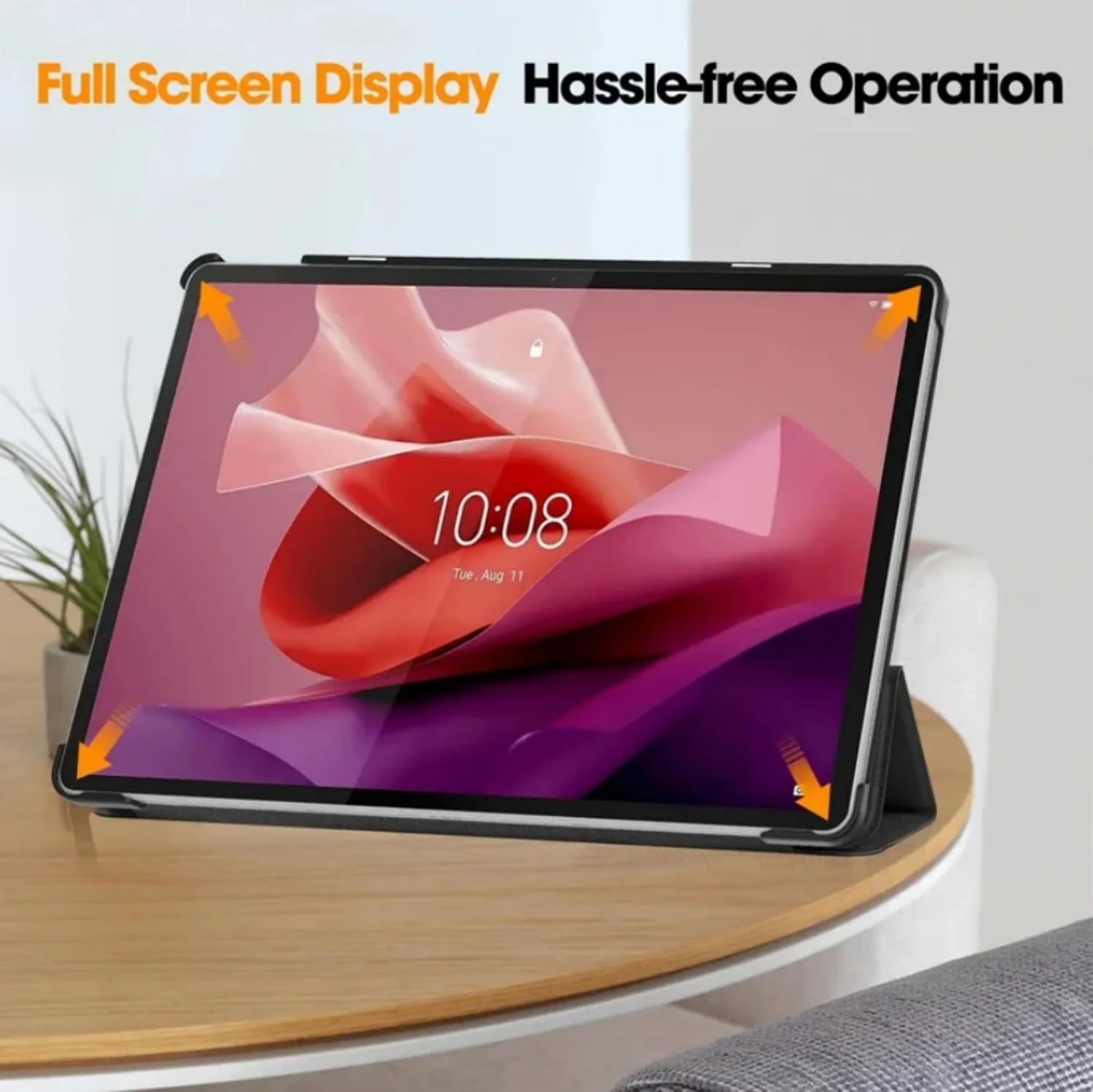 کیف تبلت SKEIDO برای Lenovo Tab P12 12.7 2023، کاور تبلت تاشو سه قسمتی مغناطیسی چرمی PU برای Xiaoxin Pad Pro 12.7 اینچ TB371FC کیف تبلت SKEIDO برای Lenovo Tab P12 12.7 2023، کاور تبلت تاشو سه قسمتی مغناطیسی چرمی PU برای Xiaoxin Pad Pro 12.7 اینچ TB371FC