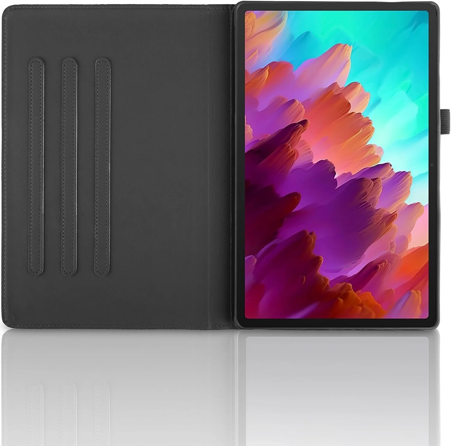 کیف چرخشی Gruattreay سازگار با تبلت Lenovo Tab P12 12.7 اینچی 2023، چرم PU، پوشش محافظ پایه چرخان 360 درجه با قابلیت بیدار شدن خودکار کیف چرخشی Gruattreay سازگار با تبلت Lenovo Tab P12 12.7 اینچی 2023، چرم PU، پوشش محافظ پایه چرخان 360 درجه با قابلیت بیدار شدن خودکار