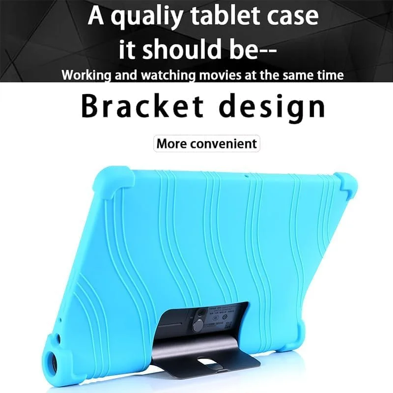 HUIDETAI Soft Case for Lenovo Yoga Tab 5 YT-X705F YT-X705X YT-X705I 2019,Silicone Flexible Shockproof Full Body Protective Cover for Lenovo Yoga Smart Tab 10.1 inch (black) HUIDETAI Soft Case for Lenovo Yoga Tab 5 YT-X705F YT-X705X YT-X705I 2019,Silicone Flexible Shockproof Full Body Protective Cover for Lenovo Yoga Smart Tab 10.1 inch (black)