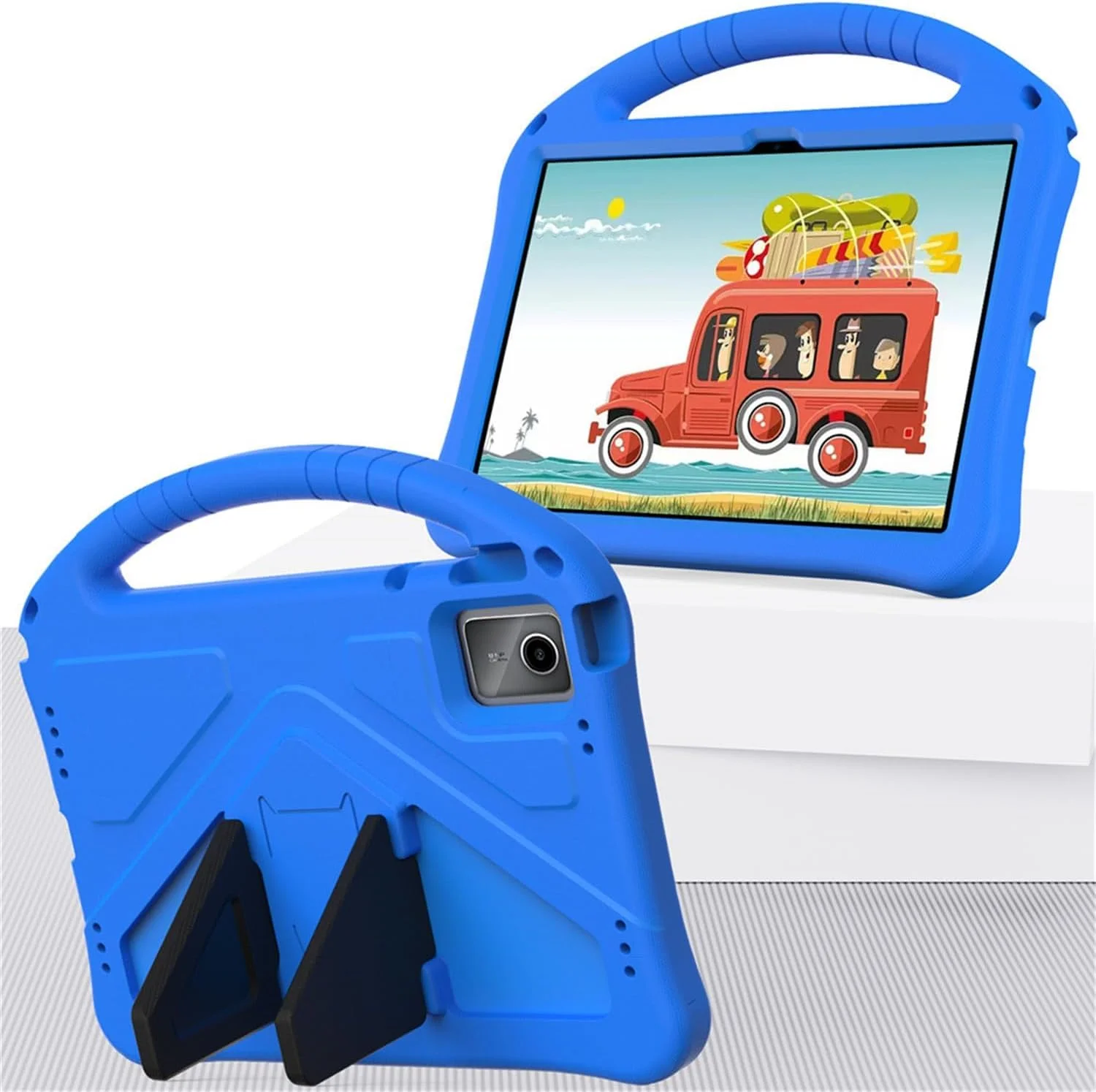 کیف محافظ کودکانه HYAEcase برای تبلت Lenovo Tab M11 2024 به همراه پایه تاشو و دسته حمل، سبک و مقاوم در برابر ضربه (آبی) کیف محافظ کودکانه HYAEcase برای تبلت Lenovo Tab M11 2024 به همراه پایه تاشو و دسته حمل، سبک و مقاوم در برابر ضربه (آبی)