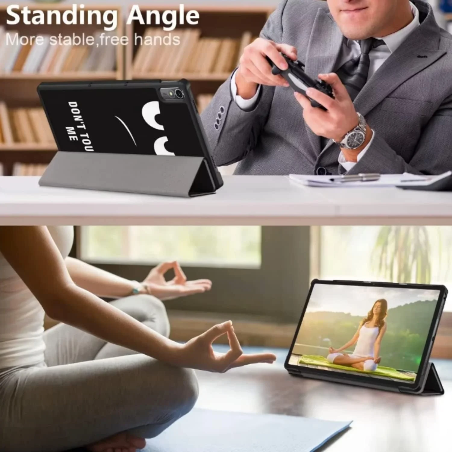 کیف تبلت SKEIDO برای لنوو تب P11 نسل 2 با صفحه نمایش 11.5 اینچی مدل 2022، کیف چرمی PU تاشو با استند مغناطیسی برای تبلت Xiaoxin Pad Plus مدل 2023 کیف تبلت SKEIDO برای لنوو تب P11 نسل 2 با صفحه نمایش 11.5 اینچی مدل 2022، کیف چرمی PU تاشو با استند مغناطیسی برای تبلت Xiaoxin Pad Plus مدل 2023