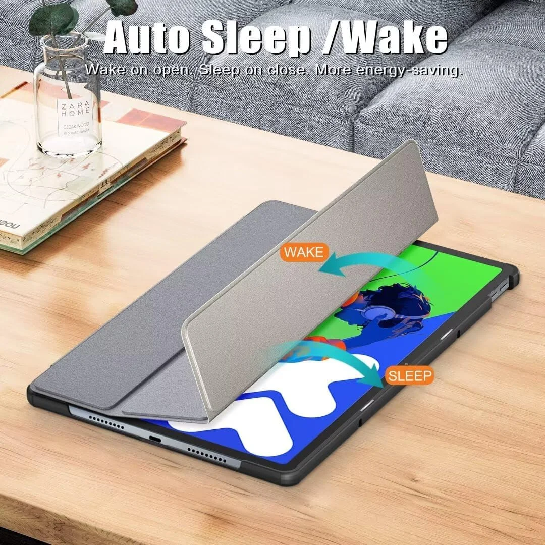 کاور تبلت لنوو Idea Tab Pro 12.7 اینچ 2025: کاور محافظ باریک و سبک از جنس چرم PU با قابلیت استند برای لنوو Idea Tab Pro 12.7 اینچ (خاکستری) کاور تبلت لنوو Idea Tab Pro 12.7 اینچ 2025: کاور محافظ باریک و سبک از جنس چرم PU با قابلیت استند برای لنوو Idea Tab Pro 12.7 اینچ (خاکستری)
