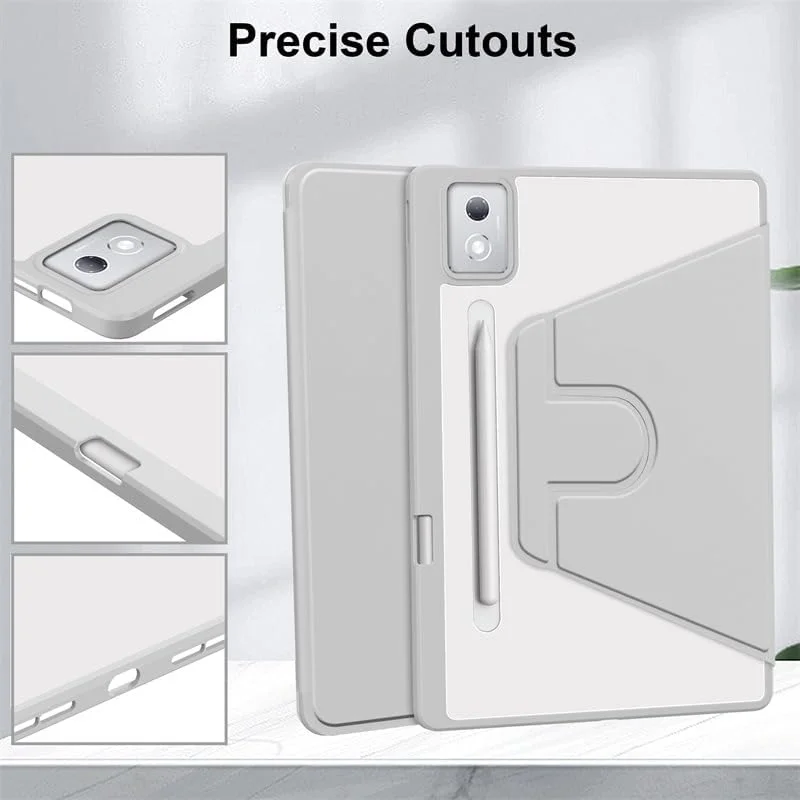کیف چرمی تبلت Gruattreay مناسب برای تبلت لنوو Idea Tab Pro 12.7 اینچ (2025) مدل TB373FU TB375FC با قابلیت خواب/بیدار شدن خودکار، پایه چرخان 360 درجه و پوشش پشتی اکریلیک شفاف به همراه جای قلم (خاکستری) کیف چرمی تبلت Gruattreay مناسب برای تبلت لنوو Idea Tab Pro 12.7 اینچ (2025) مدل TB373FU TB375FC با قابلیت خواب/بیدار شدن خودکار، پایه چرخان 360 درجه و پوشش پشتی اکریلیک شفاف به همراه جای قلم (خاکستری)