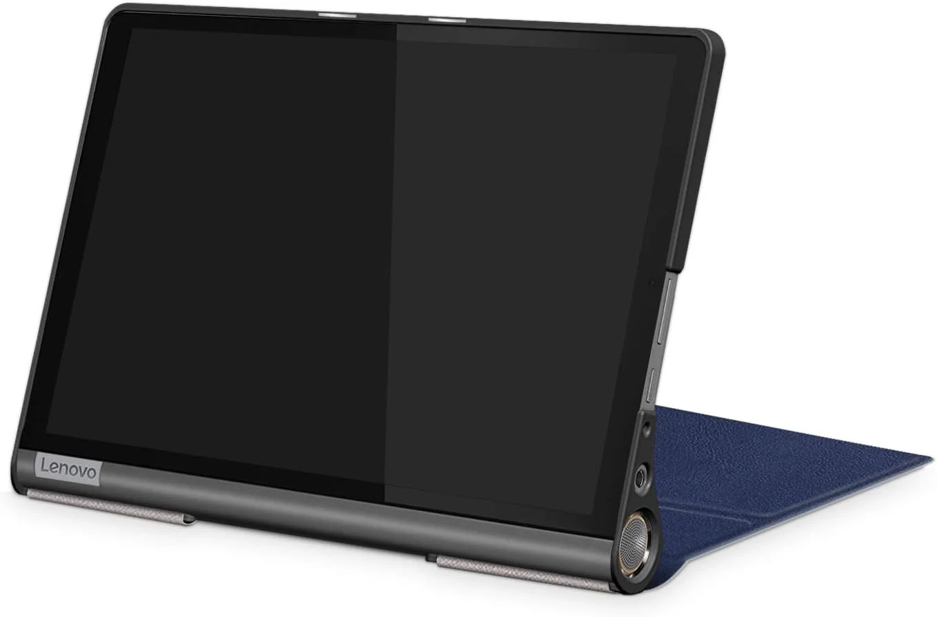 کیف محافظ چرمی PU هوشمند و بسیار نازک SKEIDO با قابلیت استند برای تبلت Lenovo Yoga Tab 5 X705F مدل YT-X705F (آبی) کیف محافظ چرمی PU هوشمند و بسیار نازک SKEIDO با قابلیت استند برای تبلت Lenovo Yoga Tab 5 X705F مدل YT-X705F (آبی)
