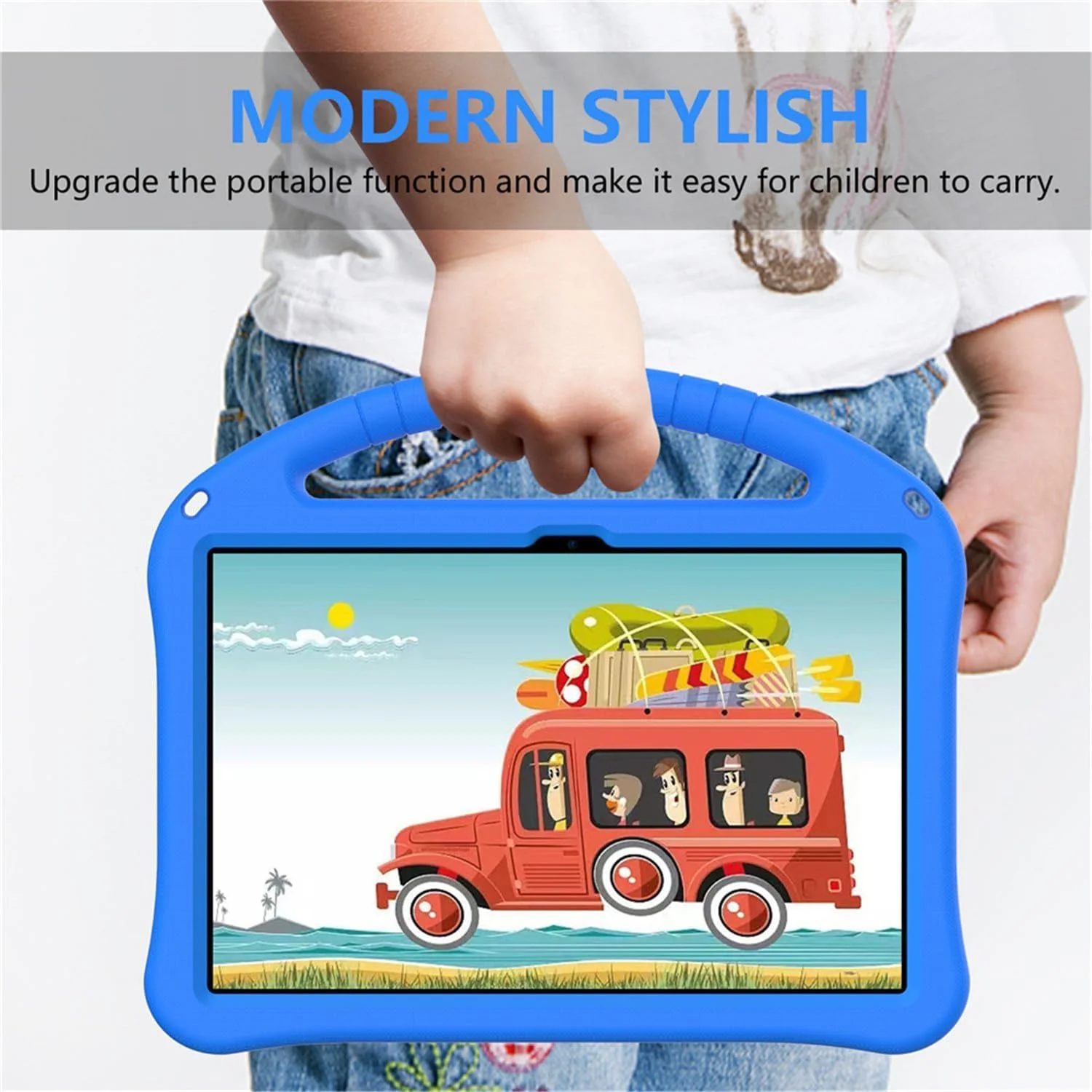 کیف محافظ کودکانه HYAEcase برای تبلت Lenovo Tab M11 2024 با پایه تاشو و دسته حمل، سبک و مقاوم در برابر ضربه (آبی) کیف محافظ کودکانه HYAEcase برای تبلت Lenovo Tab M11 2024 با پایه تاشو و دسته حمل، سبک و مقاوم در برابر ضربه (آبی)