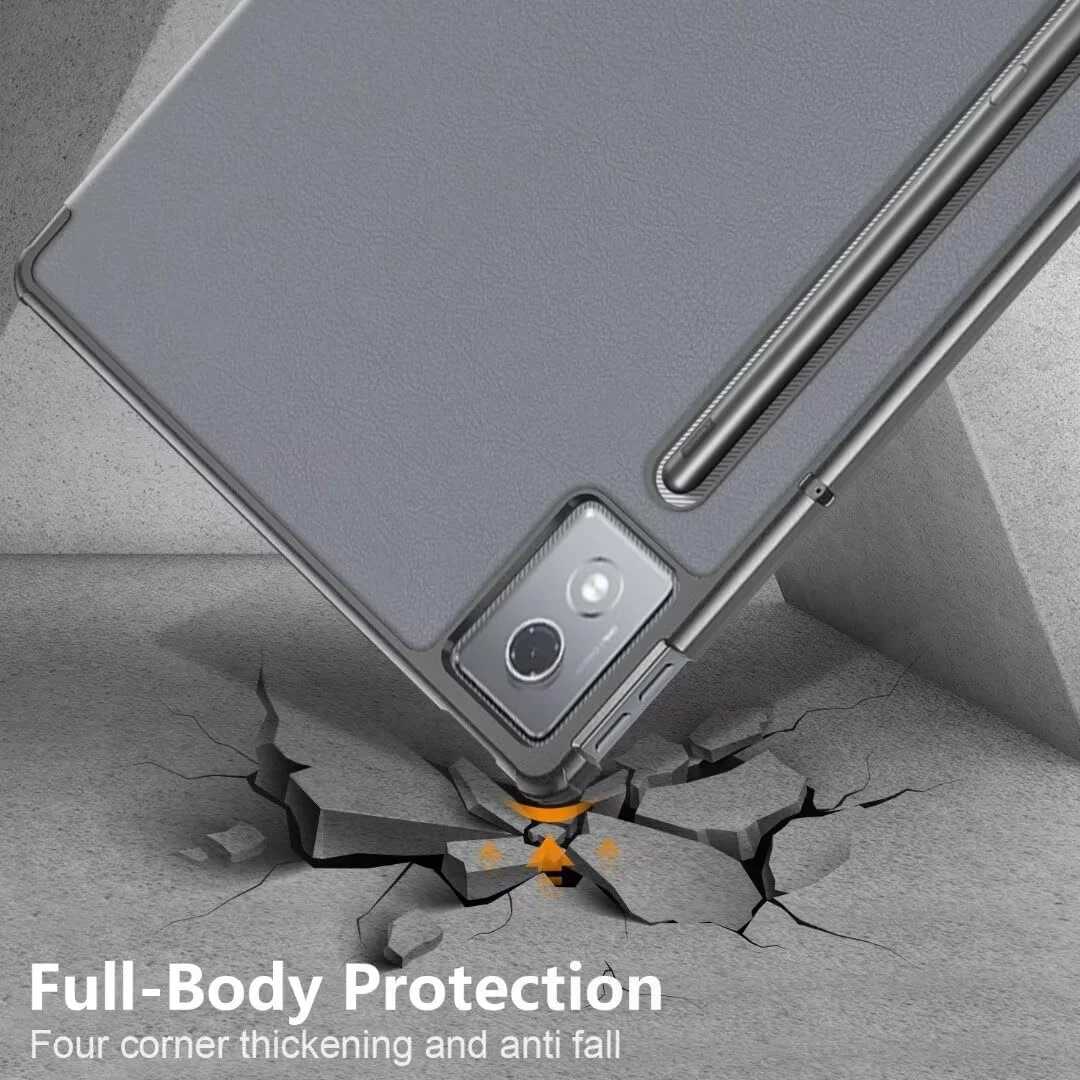 کاور تبلت لنوو Idea Tab Pro 12.7 اینچ 2025: کاور محافظ باریک و سبک از جنس چرم PU با قابلیت استند برای لنوو Idea Tab Pro 12.7 اینچ (خاکستری) کاور تبلت لنوو Idea Tab Pro 12.7 اینچ 2025: کاور محافظ باریک و سبک از جنس چرم PU با قابلیت استند برای لنوو Idea Tab Pro 12.7 اینچ (خاکستری)