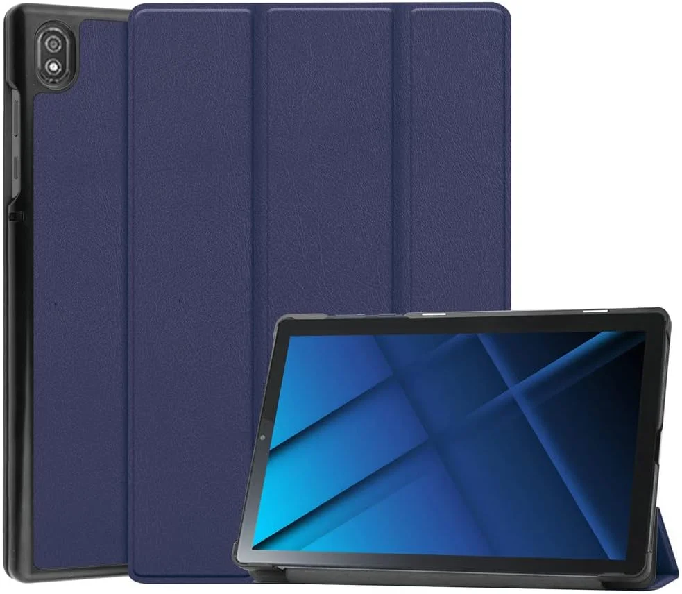 کاور کاستر Kepuch برای تبلت Lenovo Tab 6 2021 10.3 اینچی - کاور سخت و فوق العاده نازک چرمی PU برای Lenovo Tab 6 2021 10.3 اینچی - آبی