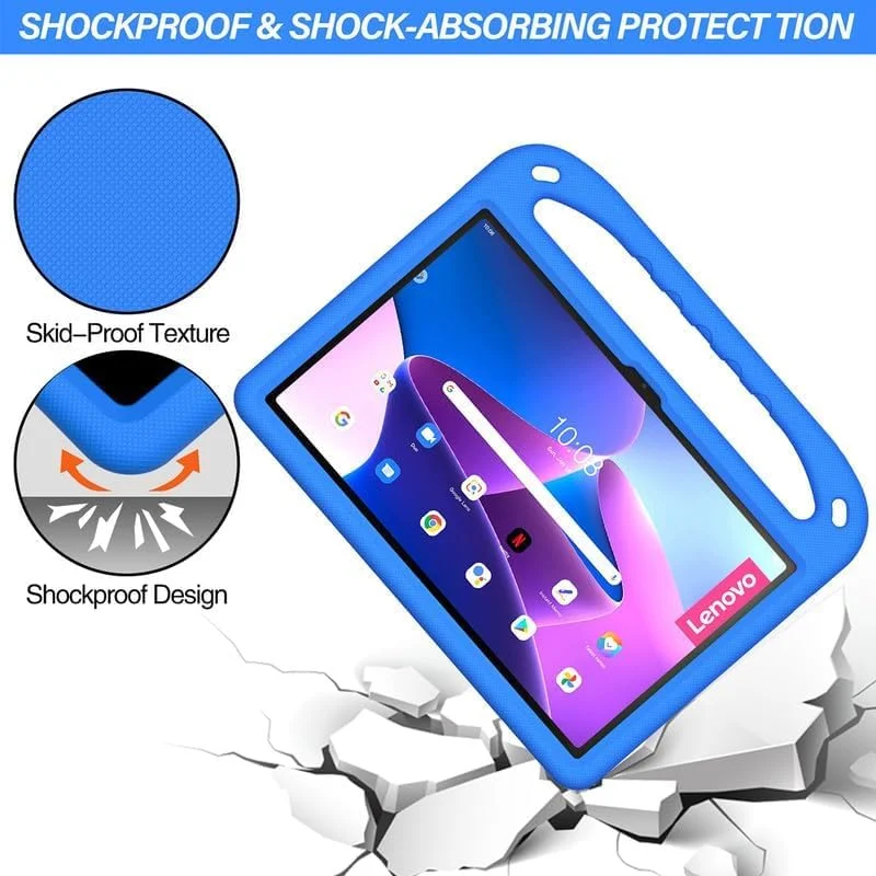 Nikaque Kids Case For Lenovo Tab P11 (2nd Gen) TB350FU 11.5-Inch, EVA Foam Lightweight Shockproof Duarable, Tablet Cover with Handle Stand Case For Children Firendly, Blue Nikaque Kids Case For Lenovo Tab P11 (2nd Gen) TB350FU 11.5-Inch, EVA Foam Lightweight Shockproof Duarable, Tablet Cover with Handle Stand Case For Children Firendly, Blue