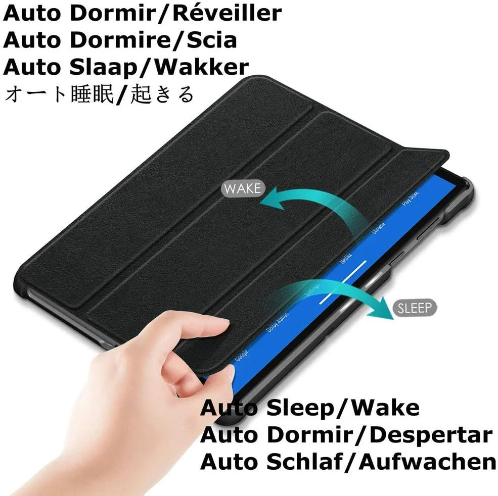 کاور کاستر Kepuch برای تبلت لنوو Tab P11 2020 TB-J606/Tab P11 Plus 2021 TB-J616 - کاور سخت و فوق العاده نازک چرمی PU برای تبلت لنوو Tab P11 2020 TB-J606/Tab P11 Plus 2021 TB-J616 - مشکی