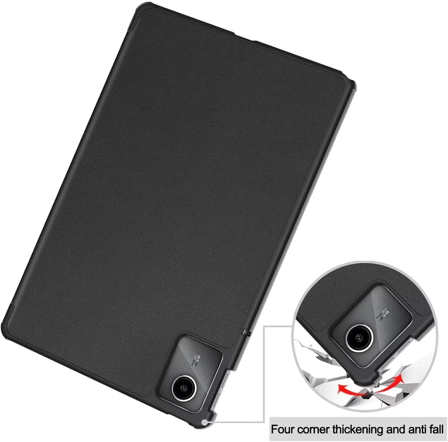 کیف UOEPOWA برای تبلت 11 اینچی Lenovo Tab M11 2024 با جای قلم، کیف هوشمند فوق العاده نازک و سبک - مشکی کیف UOEPOWA برای تبلت 11 اینچی Lenovo Tab M11 2024 با جای قلم، کیف هوشمند فوق العاده نازک و سبک - مشکی