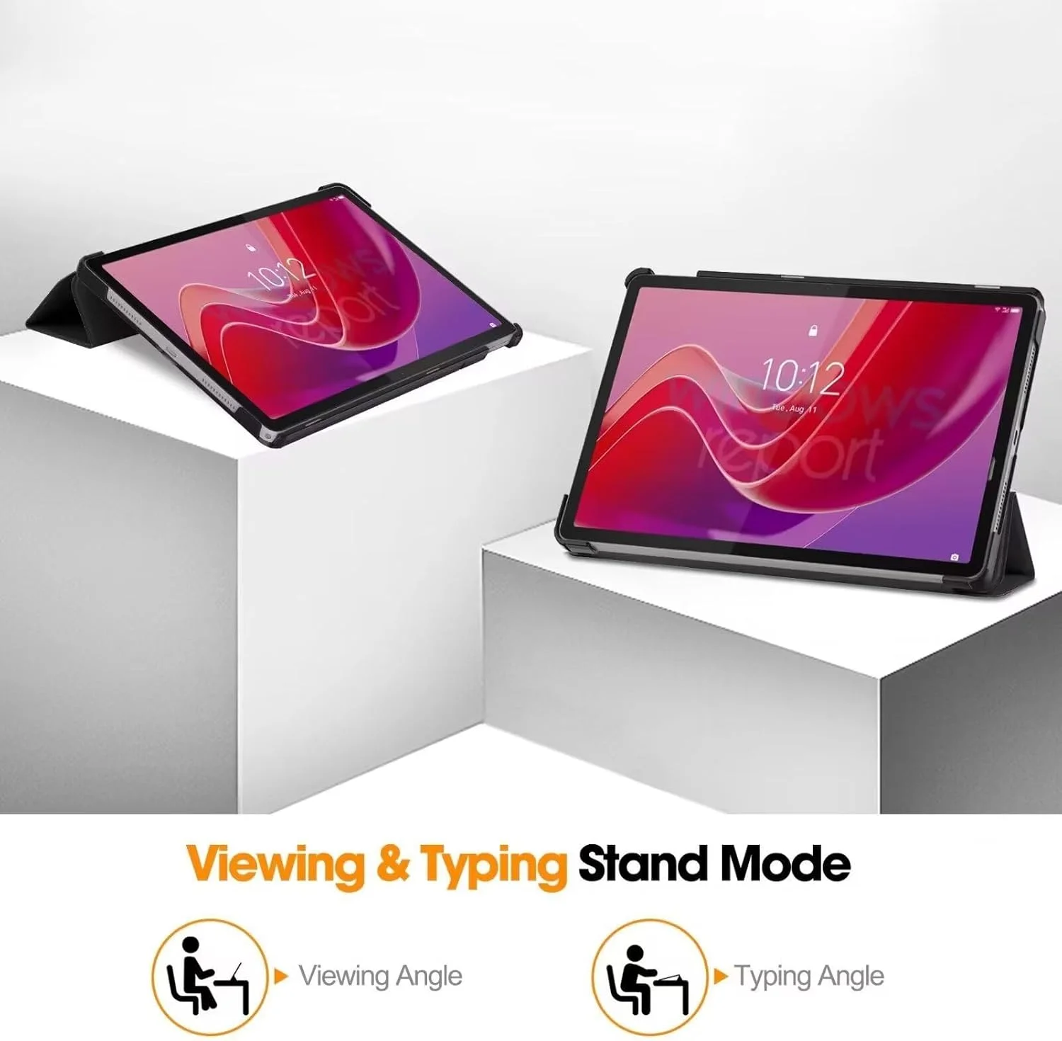کیف UOEPOWA برای تبلت 11 اینچی Lenovo Tab M11 2024 با جای قلم، کیف هوشمند فوق العاده نازک و سبک - مشکی کیف UOEPOWA برای تبلت 11 اینچی Lenovo Tab M11 2024 با جای قلم، کیف هوشمند فوق العاده نازک و سبک - مشکی