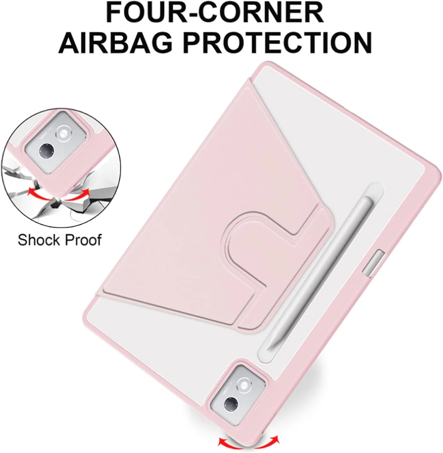 کاور محافظ مونستا برای تبلت لنوو Idea Tab Pro 12.7 اینچی 2025، کاور استند PC سخت اکریلیک با نگهدارنده قلم، قابلیت بیدار و خواب خودکار (صورتی) کاور محافظ مونستا برای تبلت لنوو Idea Tab Pro 12.7 اینچی 2025، کاور استند PC سخت اکریلیک با نگهدارنده قلم، قابلیت بیدار و خواب خودکار (صورتی)