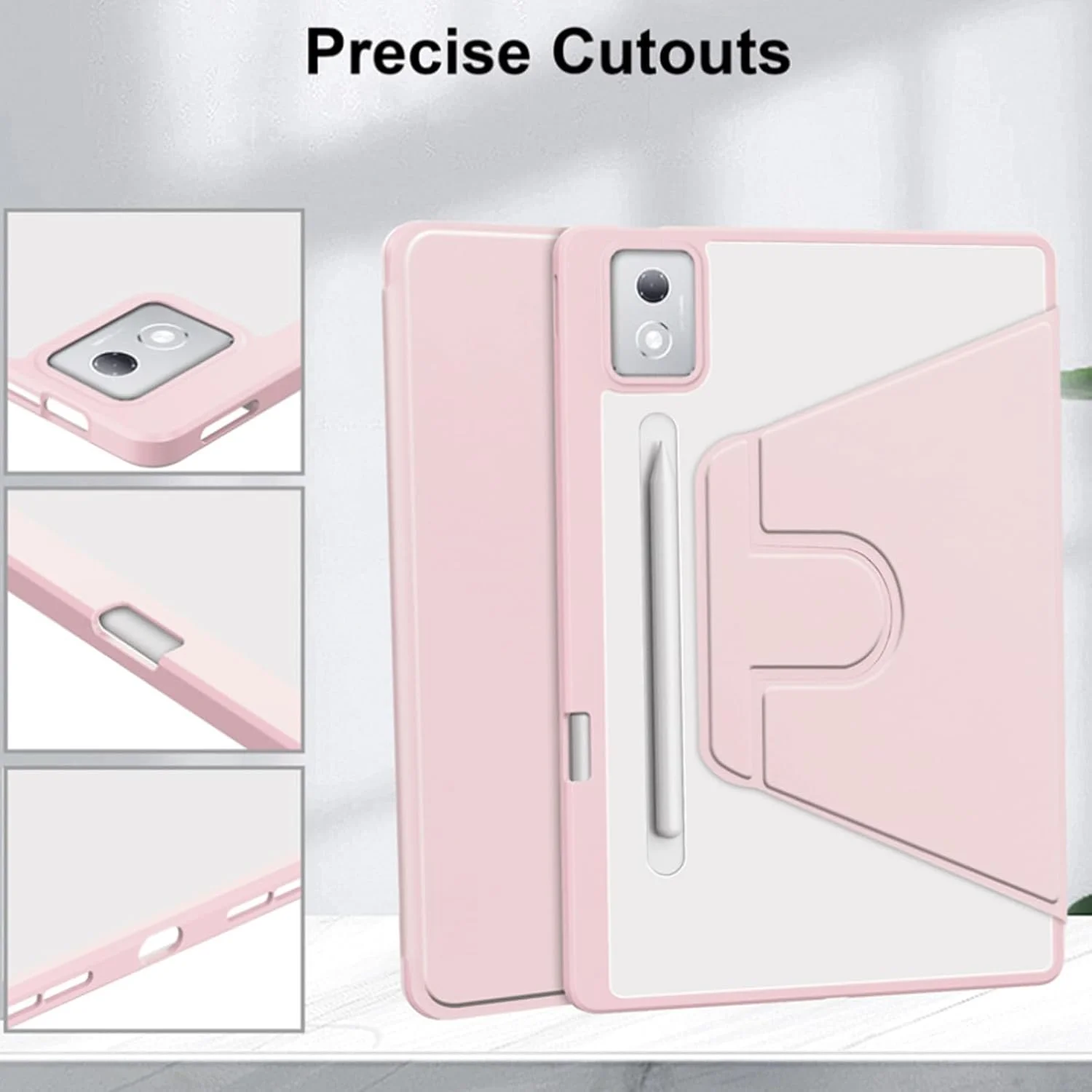 کاور محافظ مونستا برای تبلت لنوو Idea Tab Pro 12.7 اینچی 2025، کاور استند PC سخت اکریلیک با نگهدارنده قلم، قابلیت بیدار و خواب خودکار (صورتی) کاور محافظ مونستا برای تبلت لنوو Idea Tab Pro 12.7 اینچی 2025، کاور استند PC سخت اکریلیک با نگهدارنده قلم، قابلیت بیدار و خواب خودکار (صورتی)