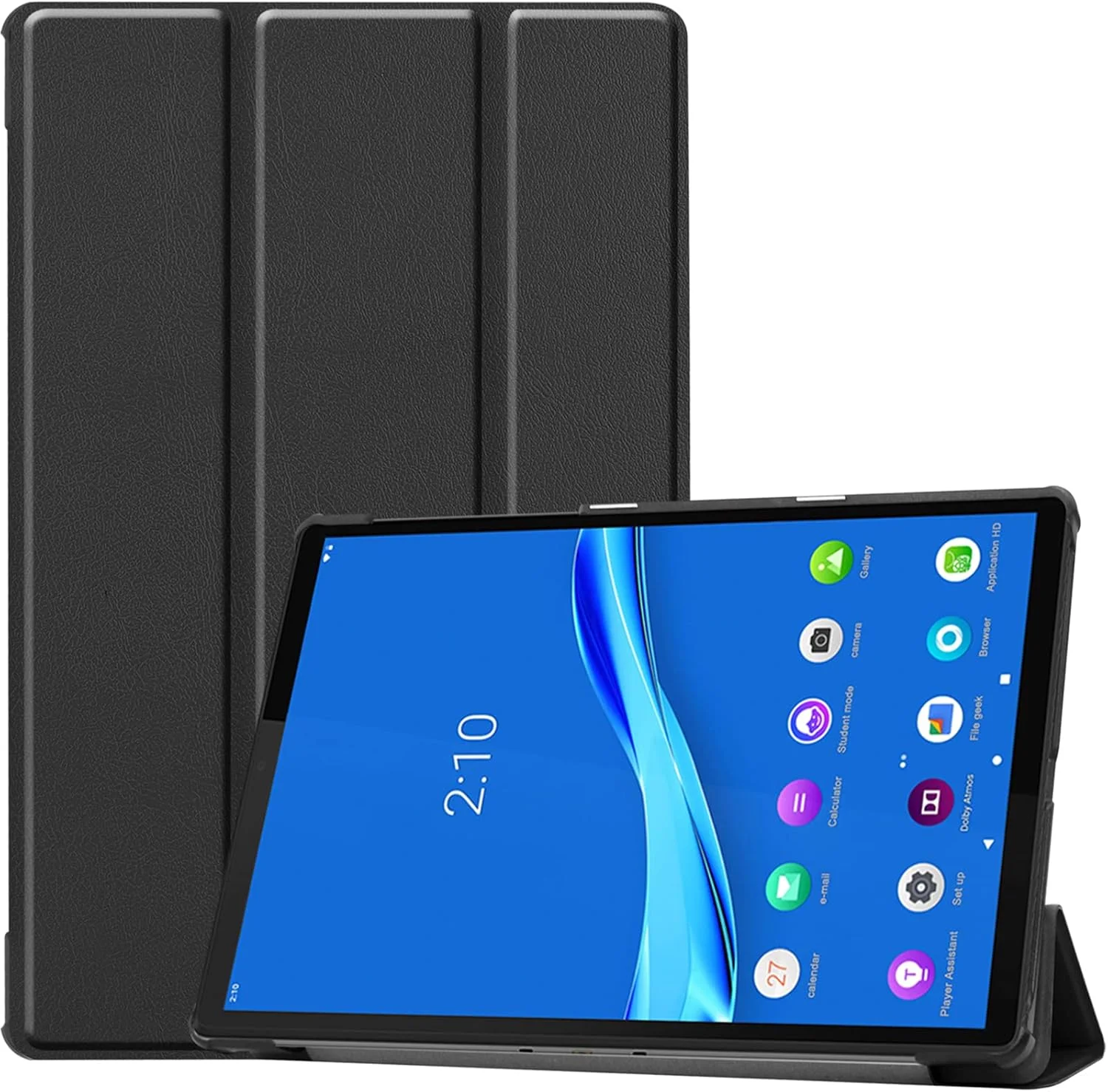 کیف محافظ باریک و سبک پروکیس مناسب تبلت لنوو تب M10 FHD Plus سایز 10.3 اینچ (نسل دوم 2020)، کاور هوشمند با قابلیت استند و بدنه سخت برای تبلت لنوو تب M10 پلاس TB-X606F TB-X606X سایز 10.3 اینچ FHD مدل 2020
