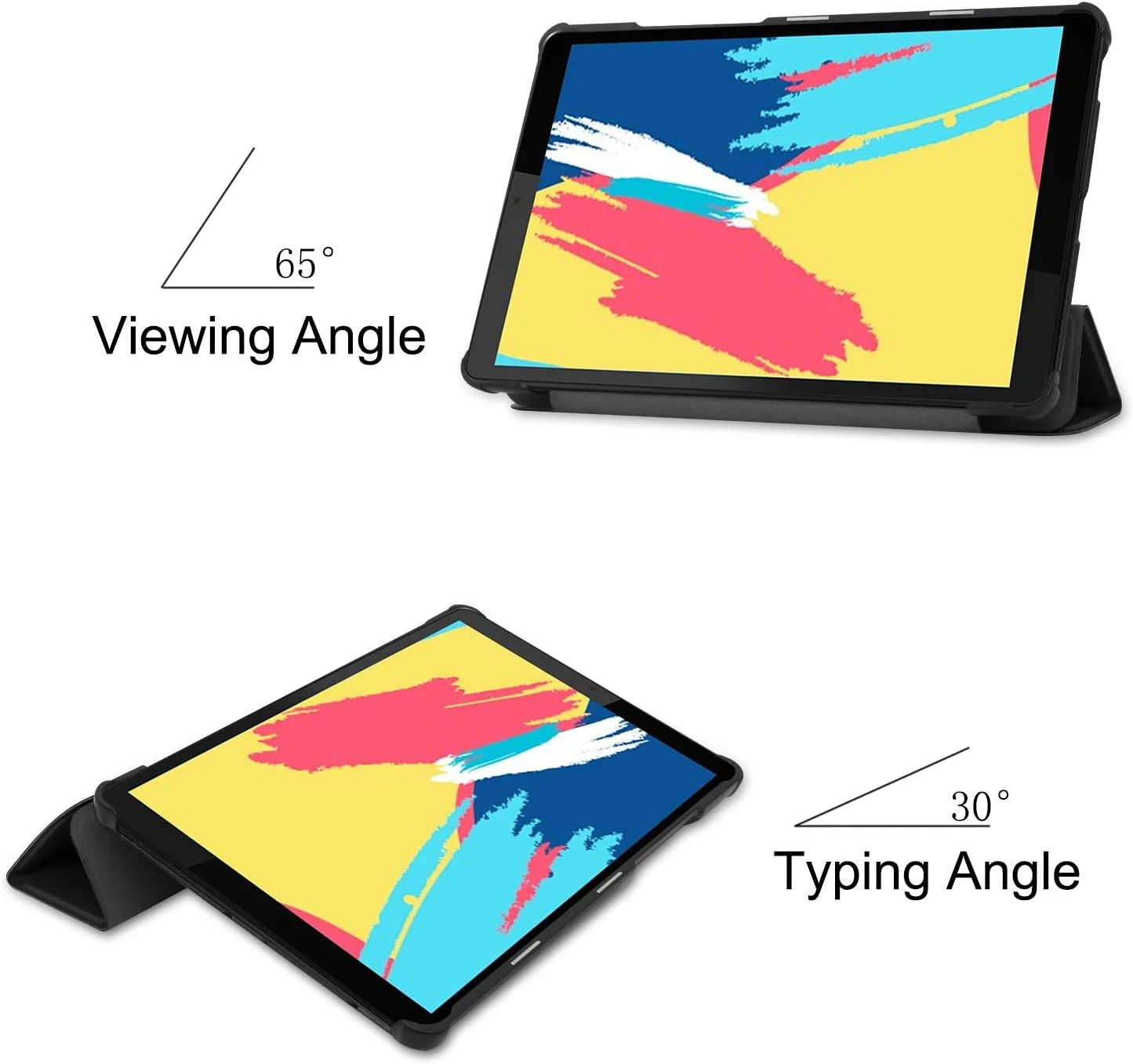 کیف تبلت SKEIDO مناسب برای تبلت لنوو TAB M8 FHD TB-8705F TB-8705N و Lenovo Tab M8 HD 8505F TB-8505X، کاور هوشمند چرمی PU - مشکی کیف تبلت SKEIDO مناسب برای تبلت لنوو TAB M8 FHD TB-8705F TB-8705N و Lenovo Tab M8 HD 8505F TB-8505X، کاور هوشمند چرمی PU - مشکی