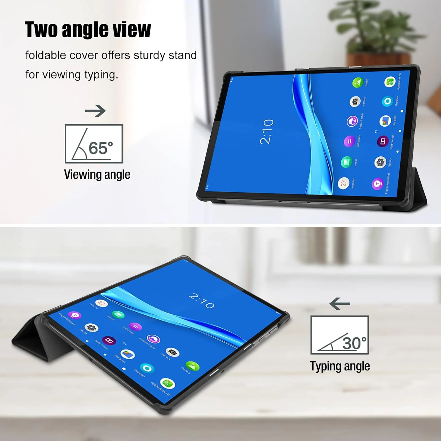 کیف محافظ باریک و سبک پروکیس مناسب تبلت لنوو تب M10 FHD Plus سایز 10.3 اینچ (نسل دوم 2020)، کاور هوشمند با قابلیت استند و بدنه سخت برای تبلت لنوو تب M10 پلاس TB-X606F TB-X606X سایز 10.3 اینچ FHD مدل 2020 کیف محافظ باریک و سبک پروکیس مناسب تبلت لنوو تب M10 FHD Plus سایز 10.3 اینچ (نسل دوم 2020)، کاور هوشمند با قابلیت استند و بدنه سخت برای تبلت لنوو تب M10 پلاس TB-X606F TB-X606X سایز 10.3 اینچ FHD مدل 2020