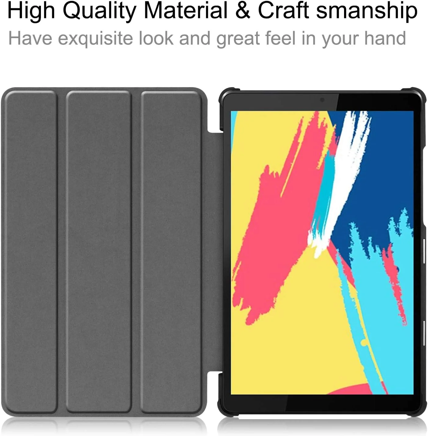 کیف تبلت SKEIDO مناسب برای تبلت لنوو TAB M8 FHD TB-8705F TB-8705N و Lenovo Tab M8 HD 8505F TB-8505X، کاور هوشمند چرمی PU - مشکی کیف تبلت SKEIDO مناسب برای تبلت لنوو TAB M8 FHD TB-8705F TB-8705N و Lenovo Tab M8 HD 8505F TB-8505X، کاور هوشمند چرمی PU - مشکی