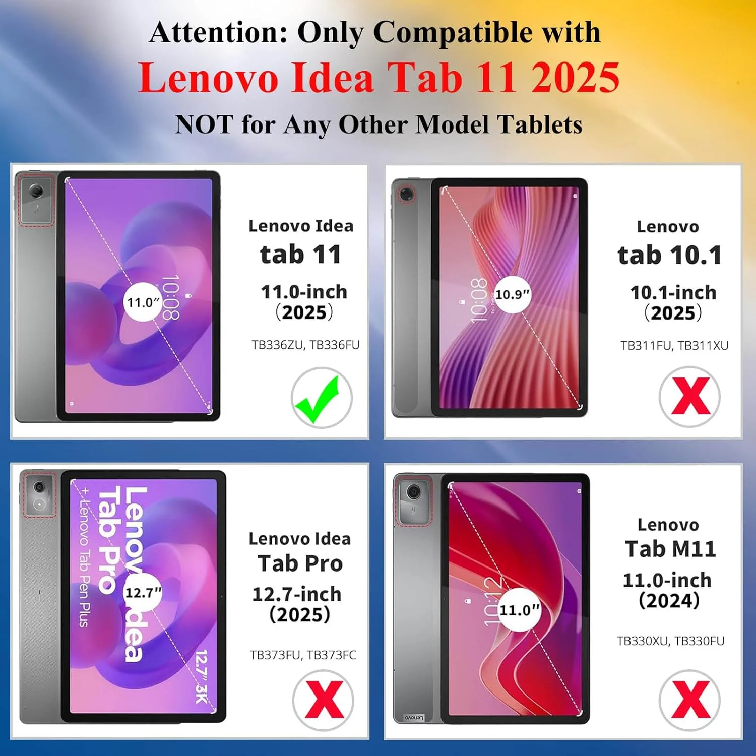 کیف محافظ چرخشی A-BEAUTY سازگار با تبلت لنوو Idea Tab 11 اینچ 2025 (TB-336ZU/TB-336FU) با جای قلم، پایه چرخان 360 درجه، پوشش ضد ضربه با پشت شفاف، قابلیت بیدار شدن/خواب خودکار، آبی آسمانی کیف محافظ چرخشی A-BEAUTY سازگار با تبلت لنوو Idea Tab 11 اینچ 2025 (TB-336ZU/TB-336FU) با جای قلم، پایه چرخان 360 درجه، پوشش ضد ضربه با پشت شفاف، قابلیت بیدار شدن/خواب خودکار، آبی آسمانی