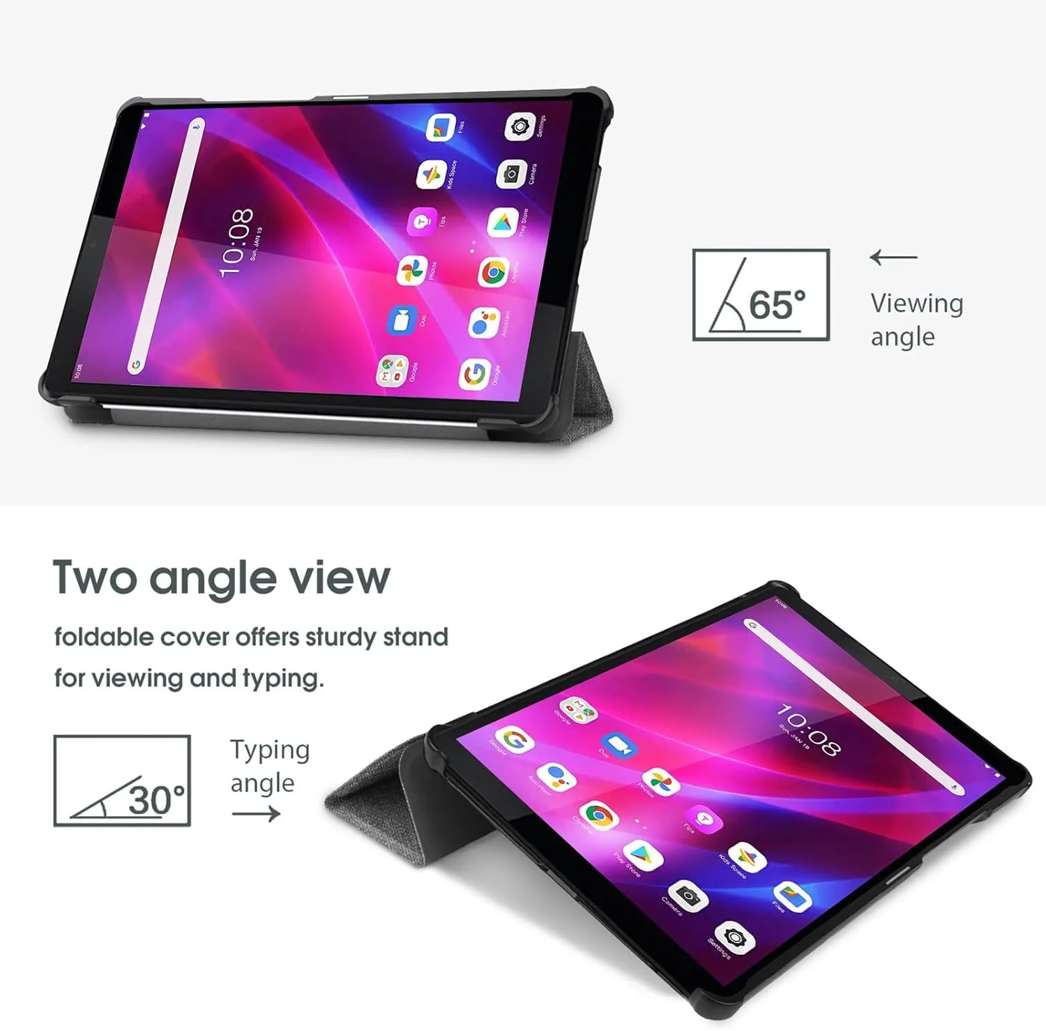 پروکیس برای تبلت 8 اینچی لنوو تب M8 نسل 3 سال 2022/ اسمارت تب M8 نسل 3 سال 2022/ تب M8 HD LTE سال 2021/ تب M8 HD/ اسمارت تب M8/ تب M8 FHD سال 2019، کاور محافظ باریک و سخت برای تبلت 8 اینچی لنوو M8 - خاکستری روشن پروکیس برای تبلت 8 اینچی لنوو تب M8 نسل 3 سال 2022/ اسمارت تب M8 نسل 3 سال 2022/ تب M8 HD LTE سال 2021/ تب M8 HD/ اسمارت تب M8/ تب M8 FHD سال 2019، کاور محافظ باریک و سخت برای تبلت 8 اینچی لنوو M8 - خاکستری روشن