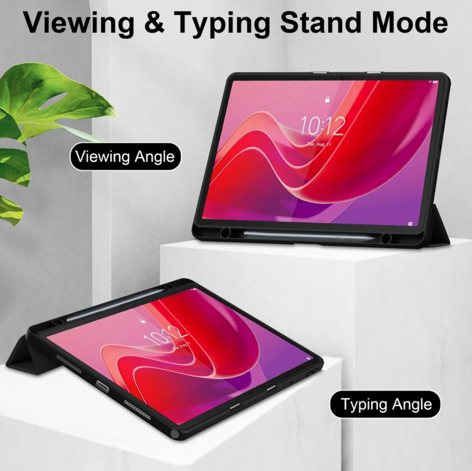 کیف تبلت SKEIDO برای تبلت Lenovo Tab M11 به همراه جای قلم، پایه تاشو، پوشش پشتی TPU اکریلیک برای XiaoxinPad Xiaoxin Pad 2024 Funda (مشکی) کیف تبلت SKEIDO برای تبلت Lenovo Tab M11 به همراه جای قلم، پایه تاشو، پوشش پشتی TPU اکریلیک برای XiaoxinPad Xiaoxin Pad 2024 Funda (مشکی)