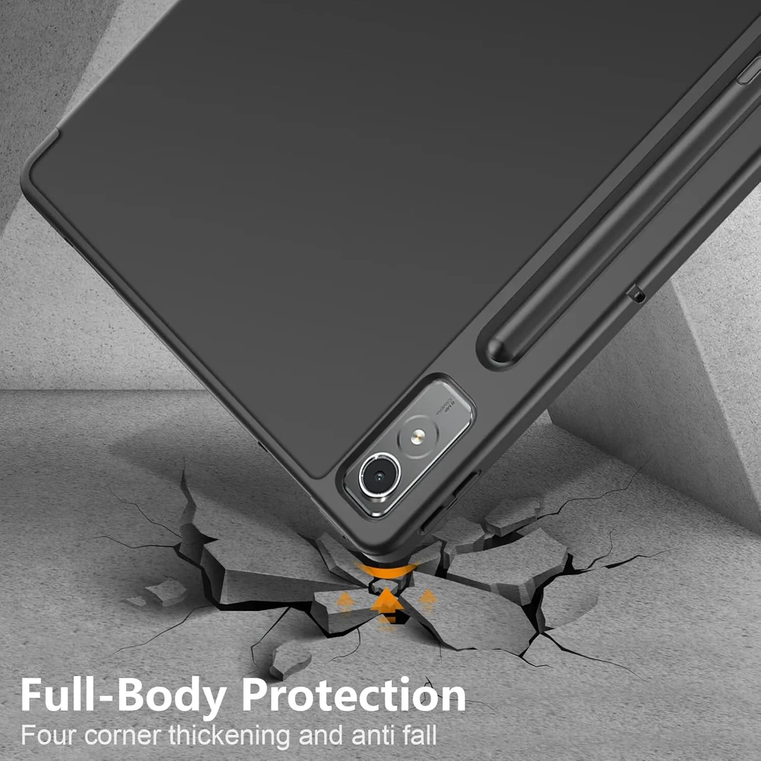 کاور هوشمند تبلت لنوو تب P12 / P12 Pro مدل (TB-370FU/TB-371FC) سایز 12.7 اینچ، پشتیبانی از عملکرد خواب/بیدار شدن خودکار، کاور پشتی محافظ TPU نرم و ضد ضربه، قاب تاشو (مشکی) کاور هوشمند تبلت لنوو تب P12 / P12 Pro مدل (TB-370FU/TB-371FC) سایز 12.7 اینچ، پشتیبانی از عملکرد خواب/بیدار شدن خودکار، کاور پشتی محافظ TPU نرم و ضد ضربه، قاب تاشو (مشکی)